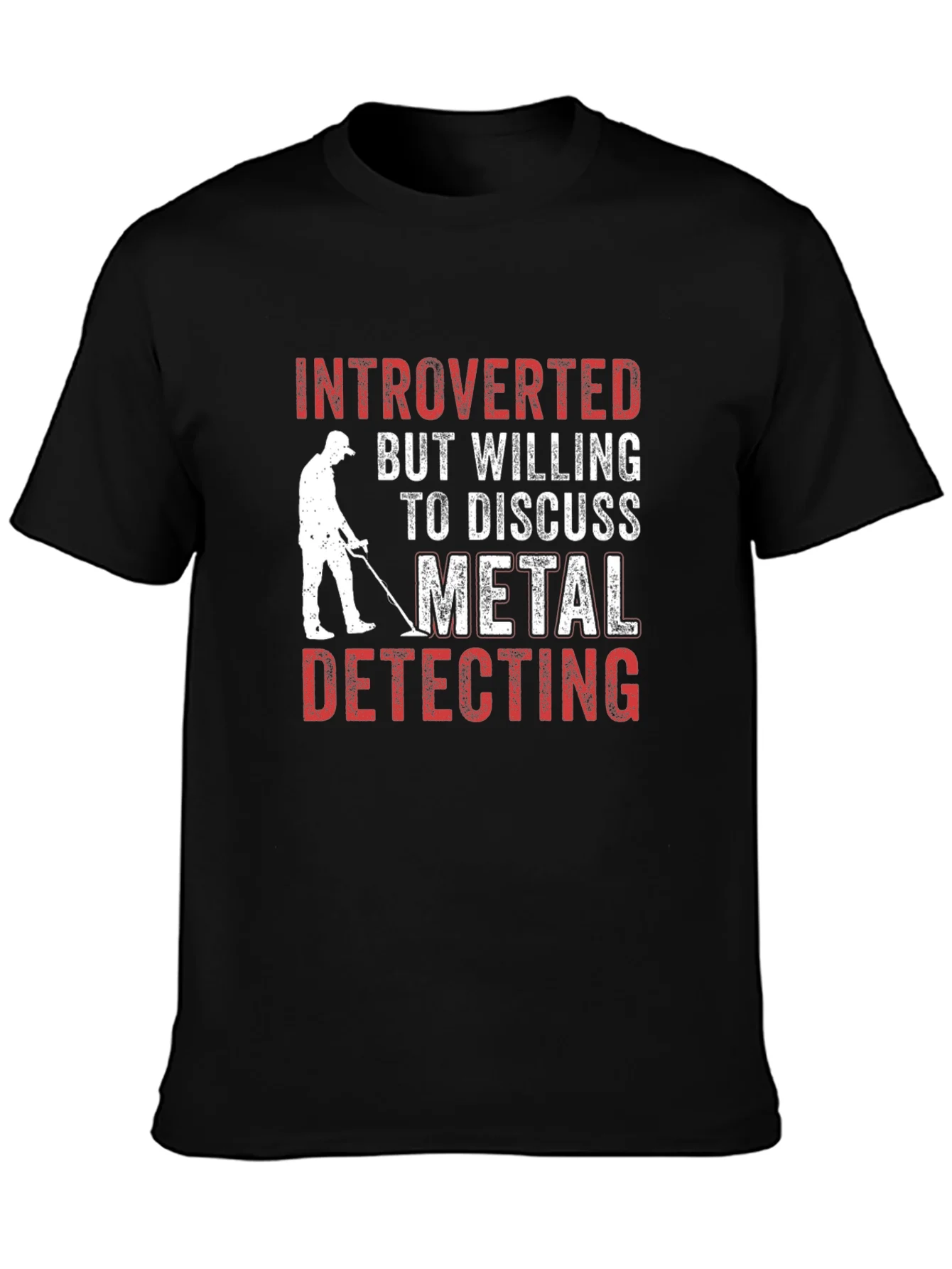 Camiseta Introvertido Detector de Metales