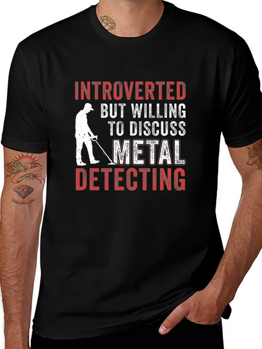 Camiseta Introvertido Detector de Metales