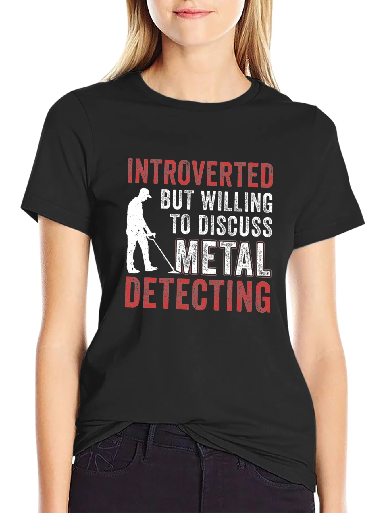 Camiseta Introvertido Detector de Metales