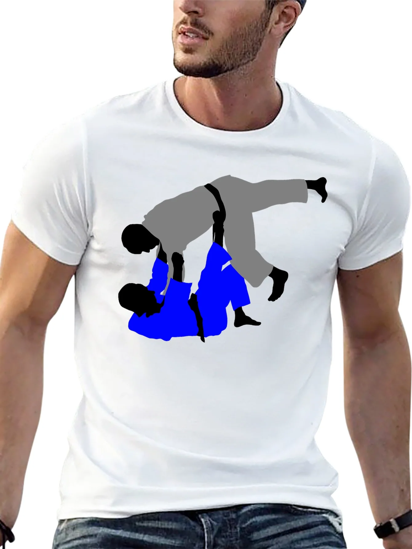 Rebbecca Black Judo T-Shirt - Grappling Throw Design