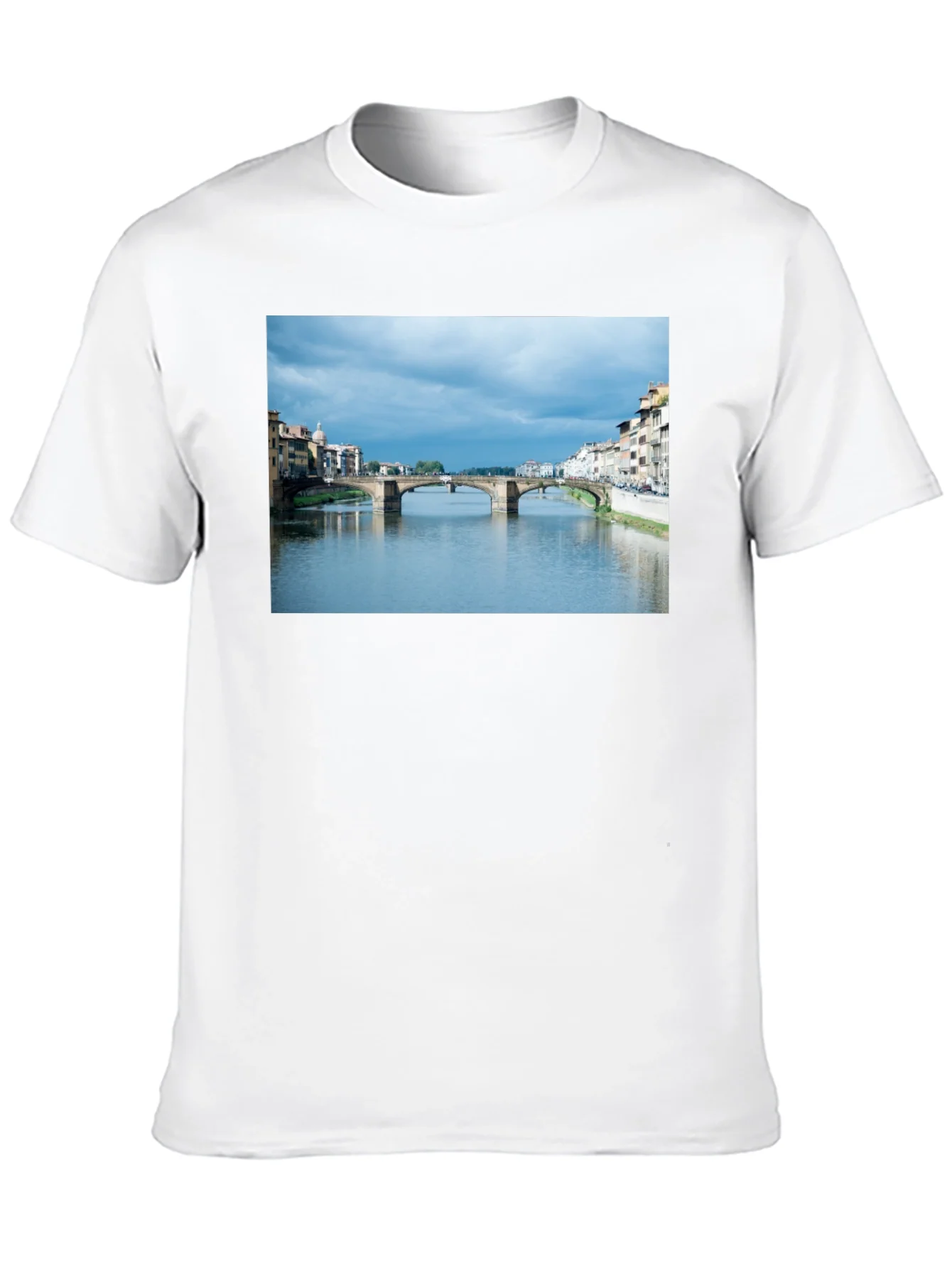 Camiseta Negra con Vista a Florencia