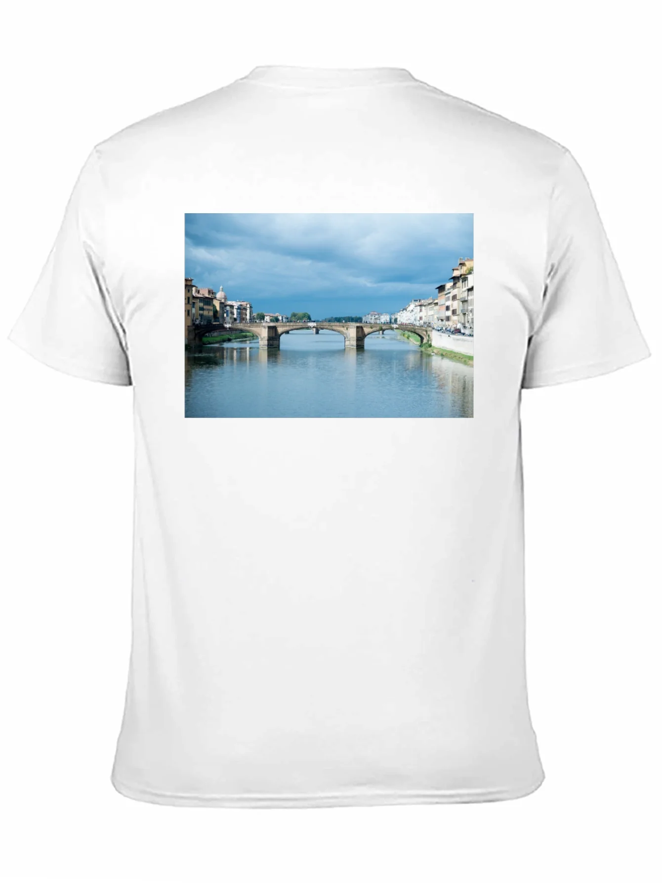 Camiseta Negra con Vista a Florencia