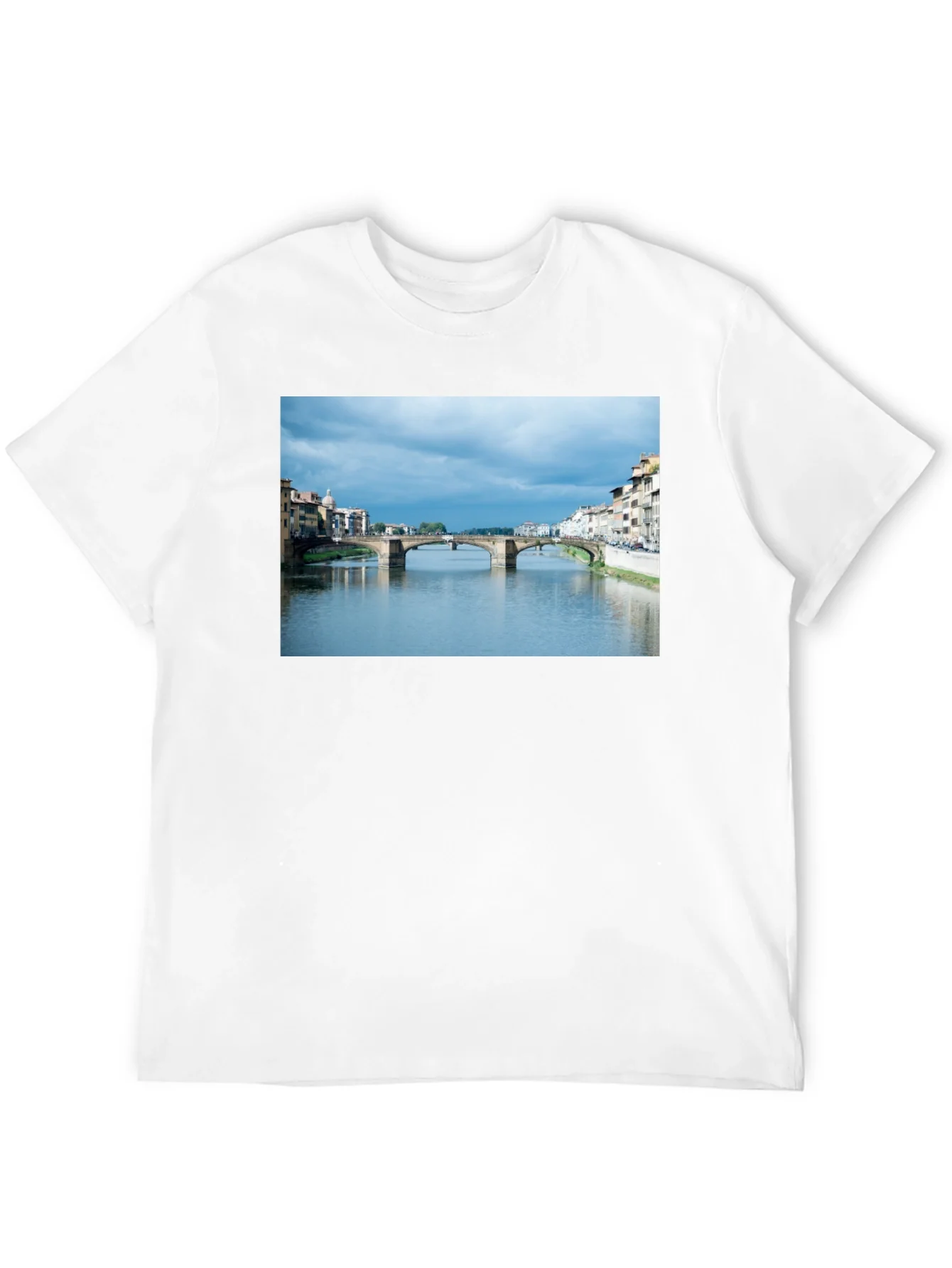 Camiseta Negra con Vista a Florencia