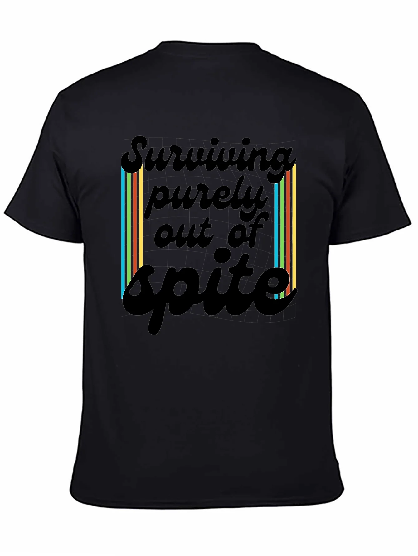 Rebbecca Surviving Spite T-Shirt - Black Casual Tee