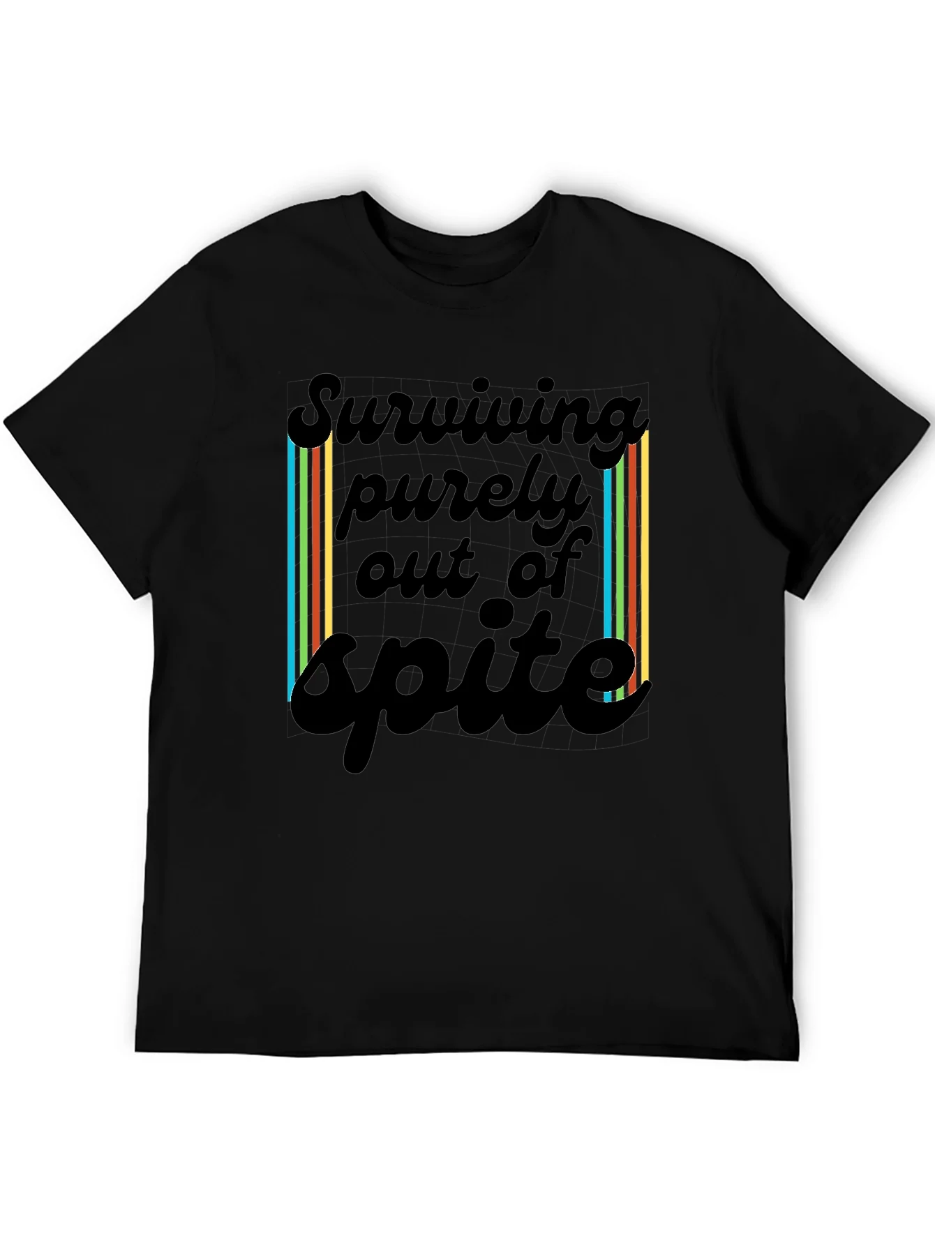 Rebbecca Surviving Spite T-Shirt - Black Casual Tee