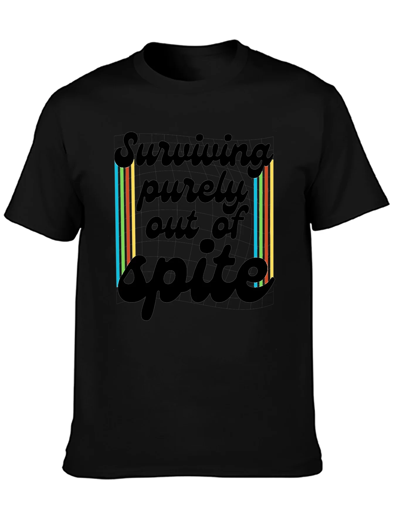 Rebbecca Surviving Spite T-Shirt - Black Casual Tee