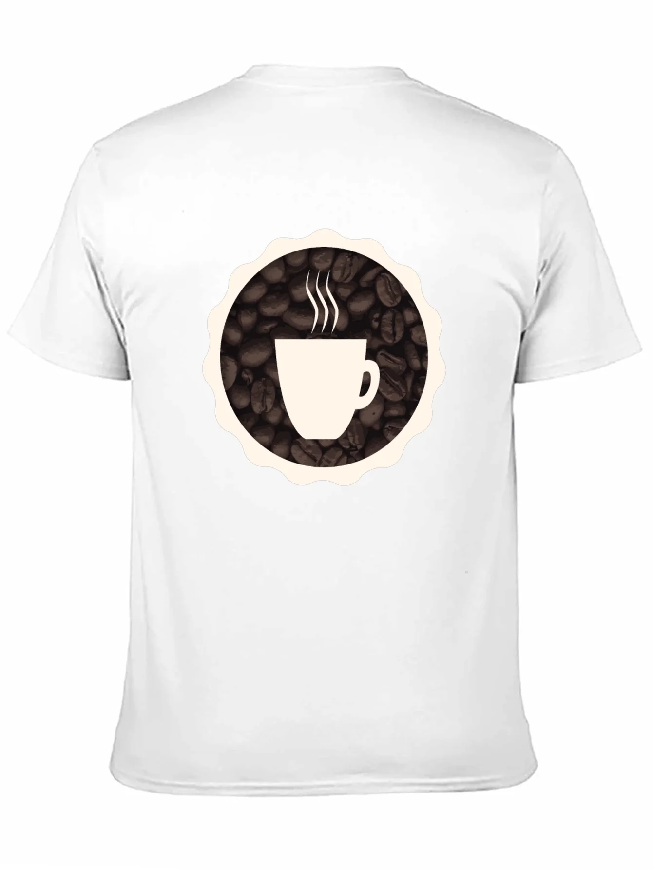 Camiseta Negra: Dise?o Caf¨¦ Caliente