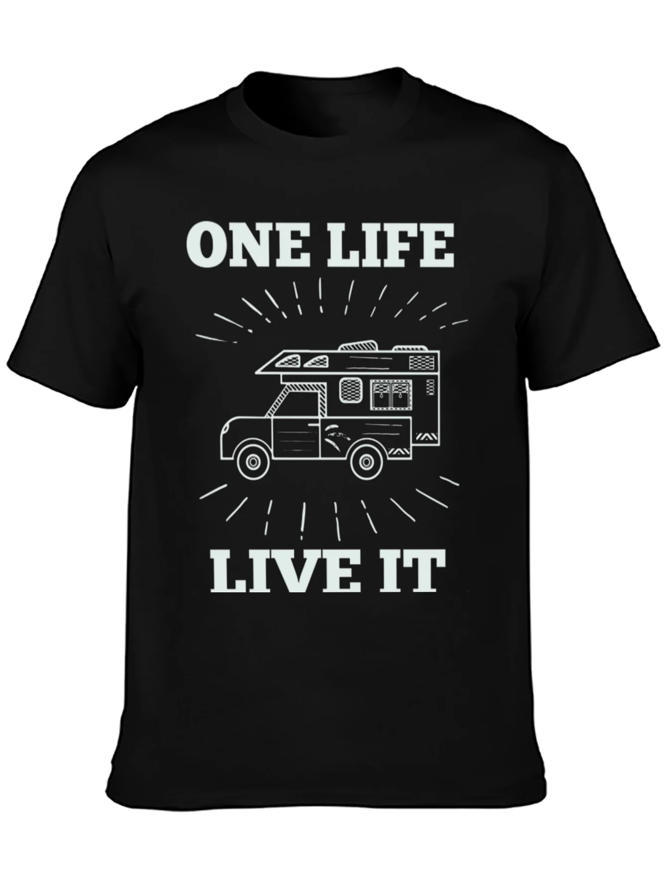 Rebbecca One Life Live It Camper Van Graphic T-Shirt