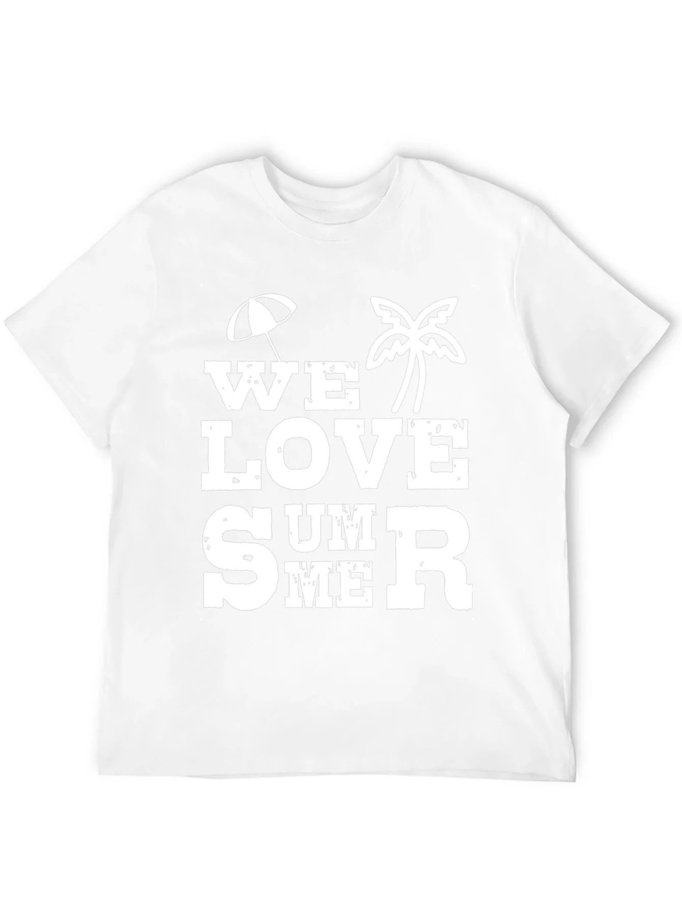 Camiseta Negra con Dise?o Veraniego We Love Summer