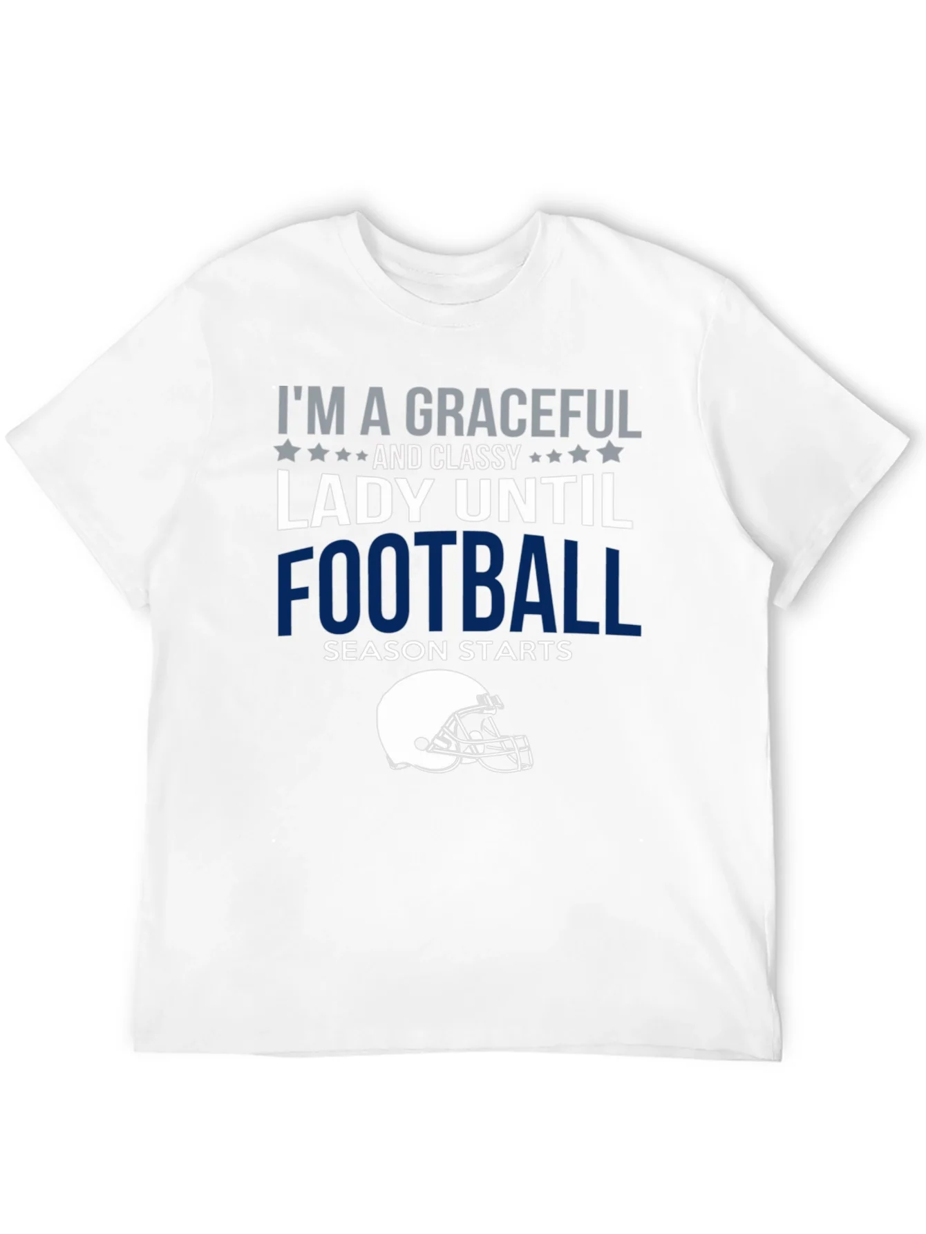 Camiseta Divertida Dama F¨²tbol Manga Corta