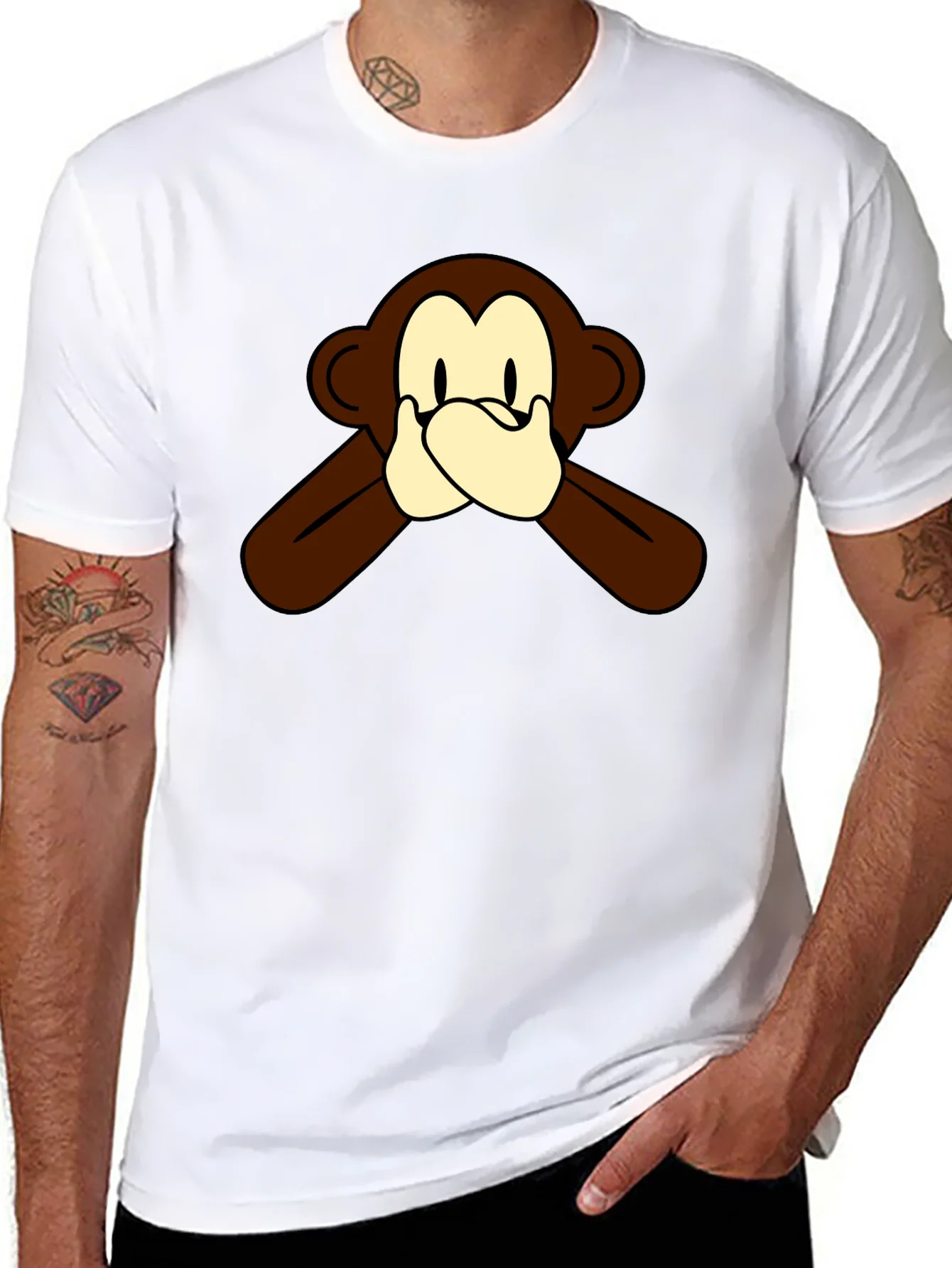 Rebbecca Hear No Evil Monkey Graphic Tee