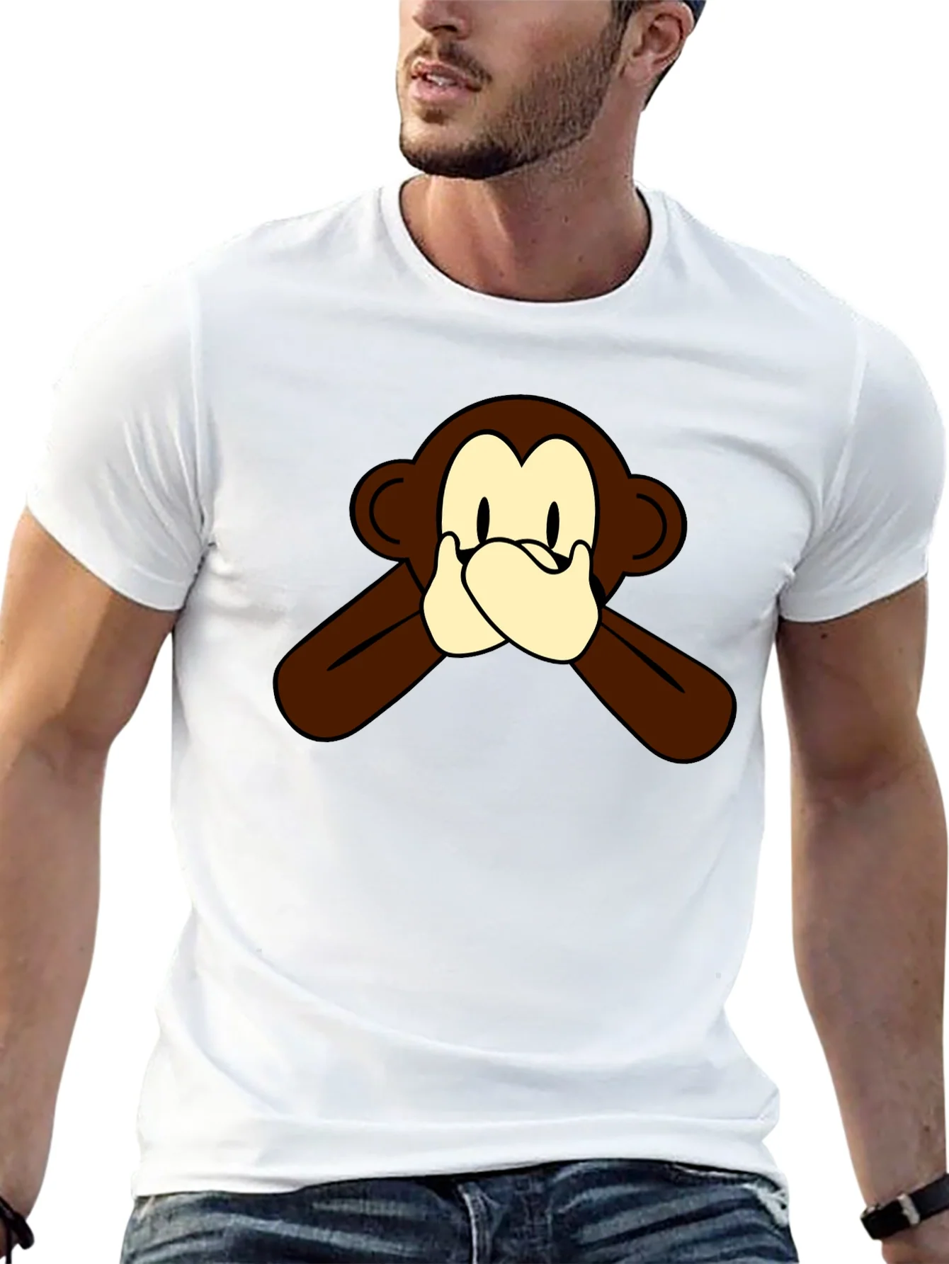 Rebbecca Hear No Evil Monkey Graphic Tee