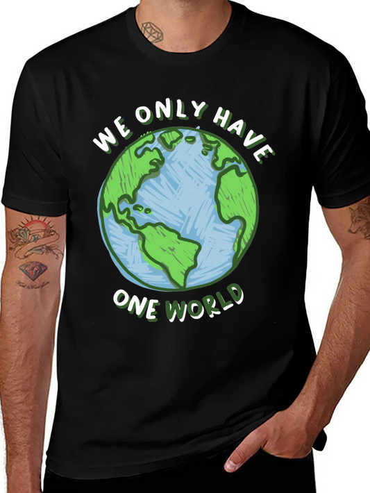 Rebbecca Earth Day Graphic T-Shirt - We Only Have One World