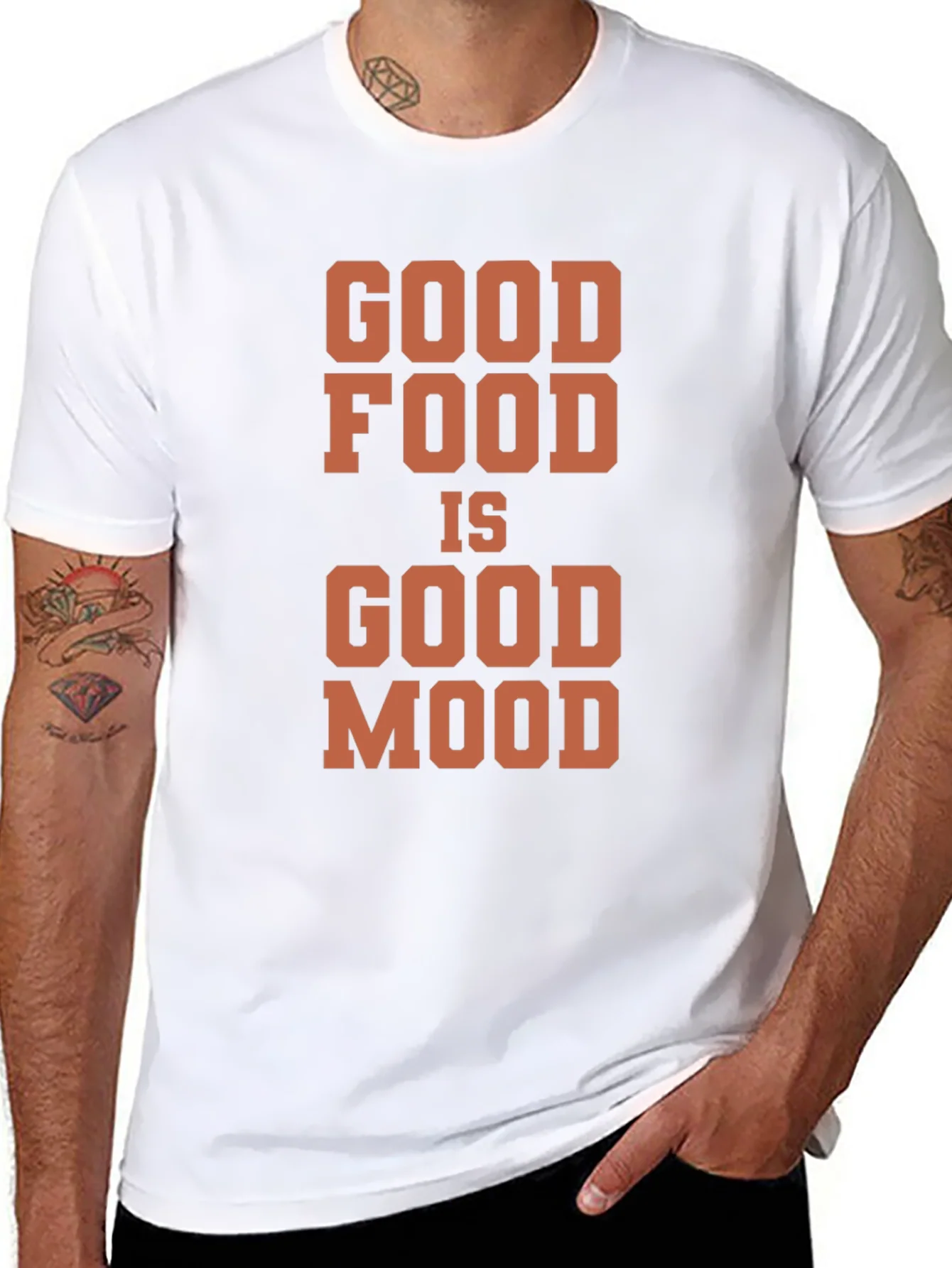 Rebbecca Good Food Good Mood Graphic Tee