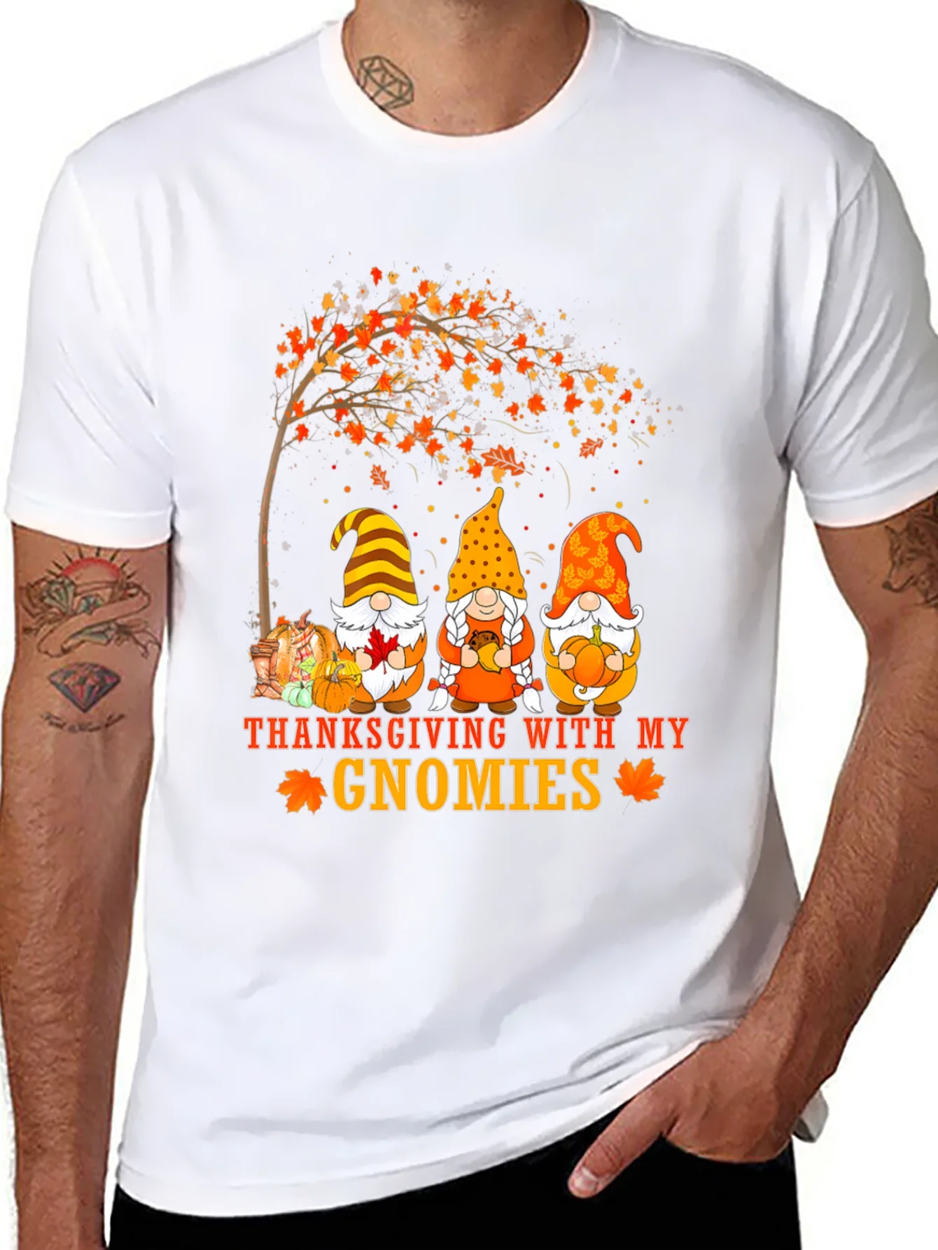 Rebbecca Thanksgiving Gnomies Graphic Tee