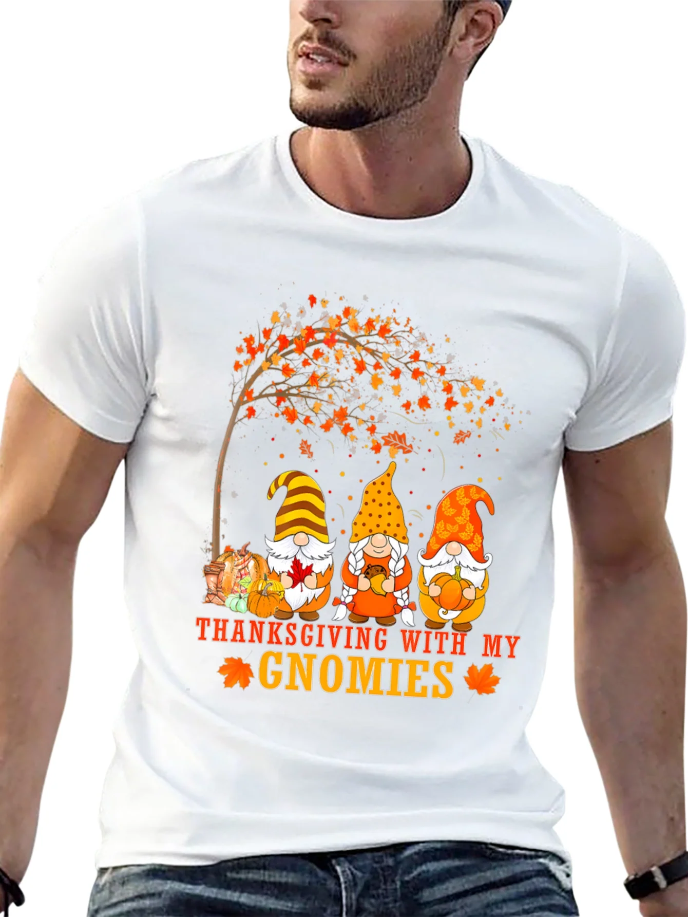 Rebbecca Thanksgiving Gnomies Graphic Tee