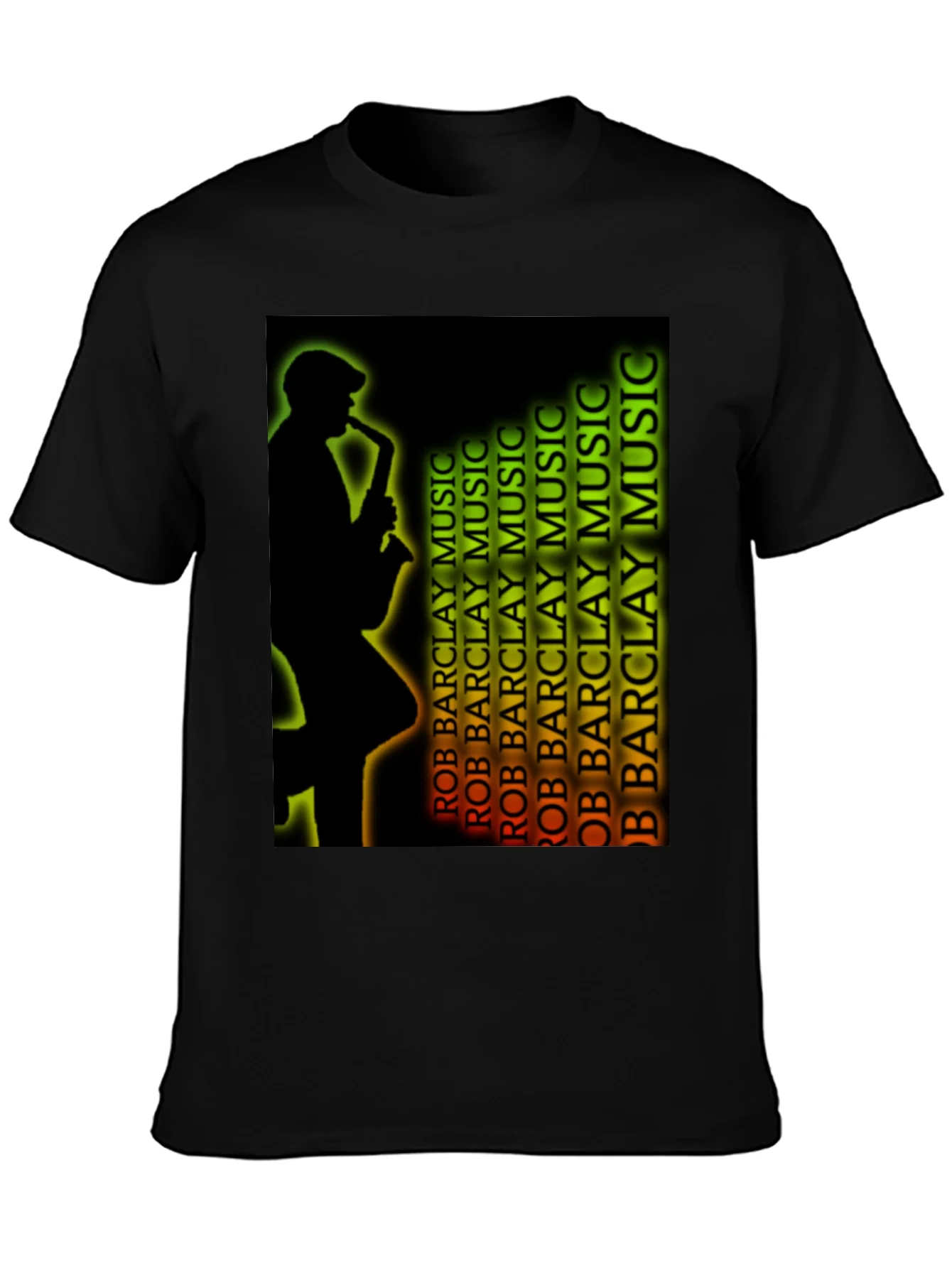 Camiseta Negra M¨²sica Jazz