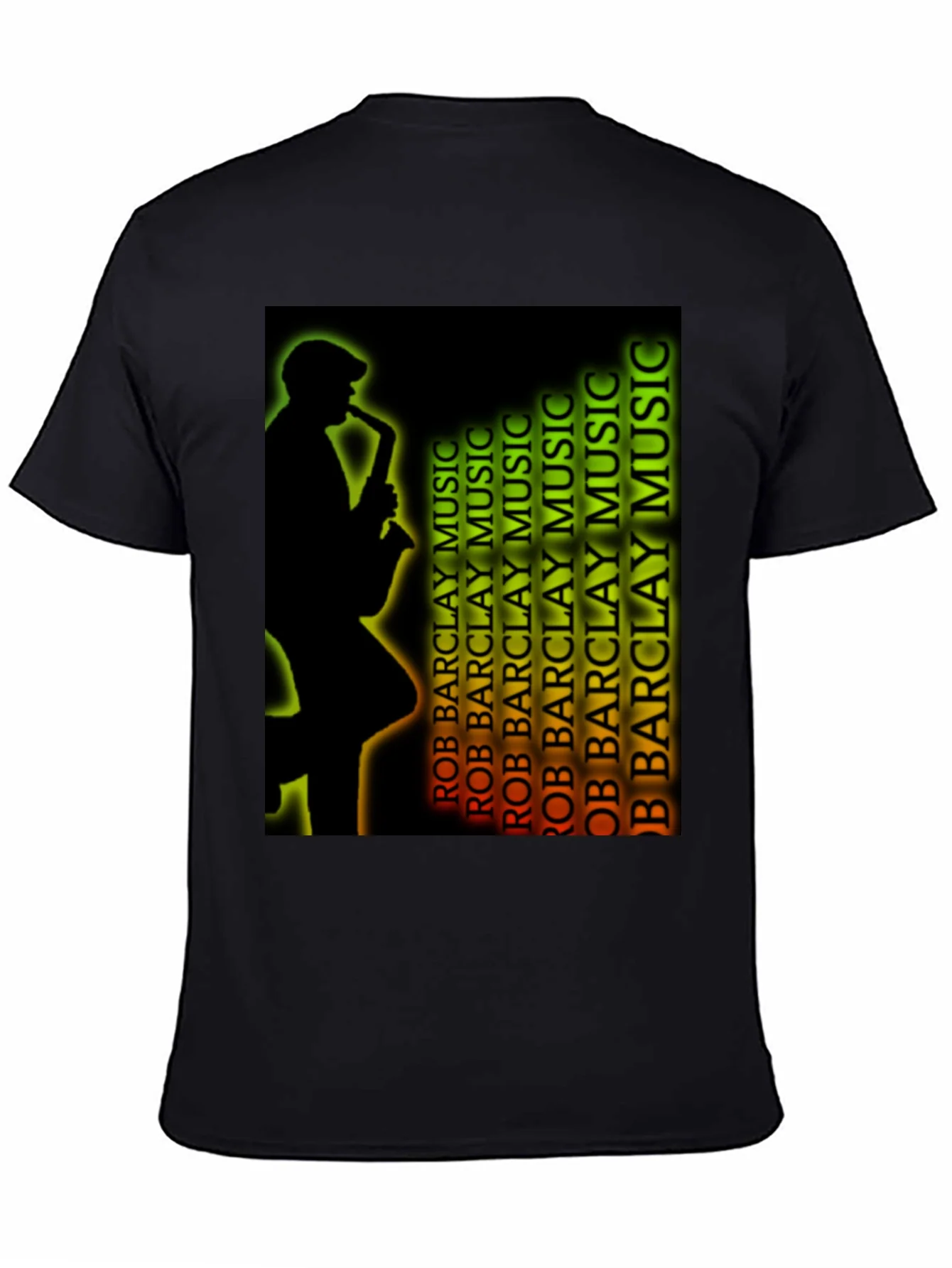 Camiseta Negra M¨²sica Jazz