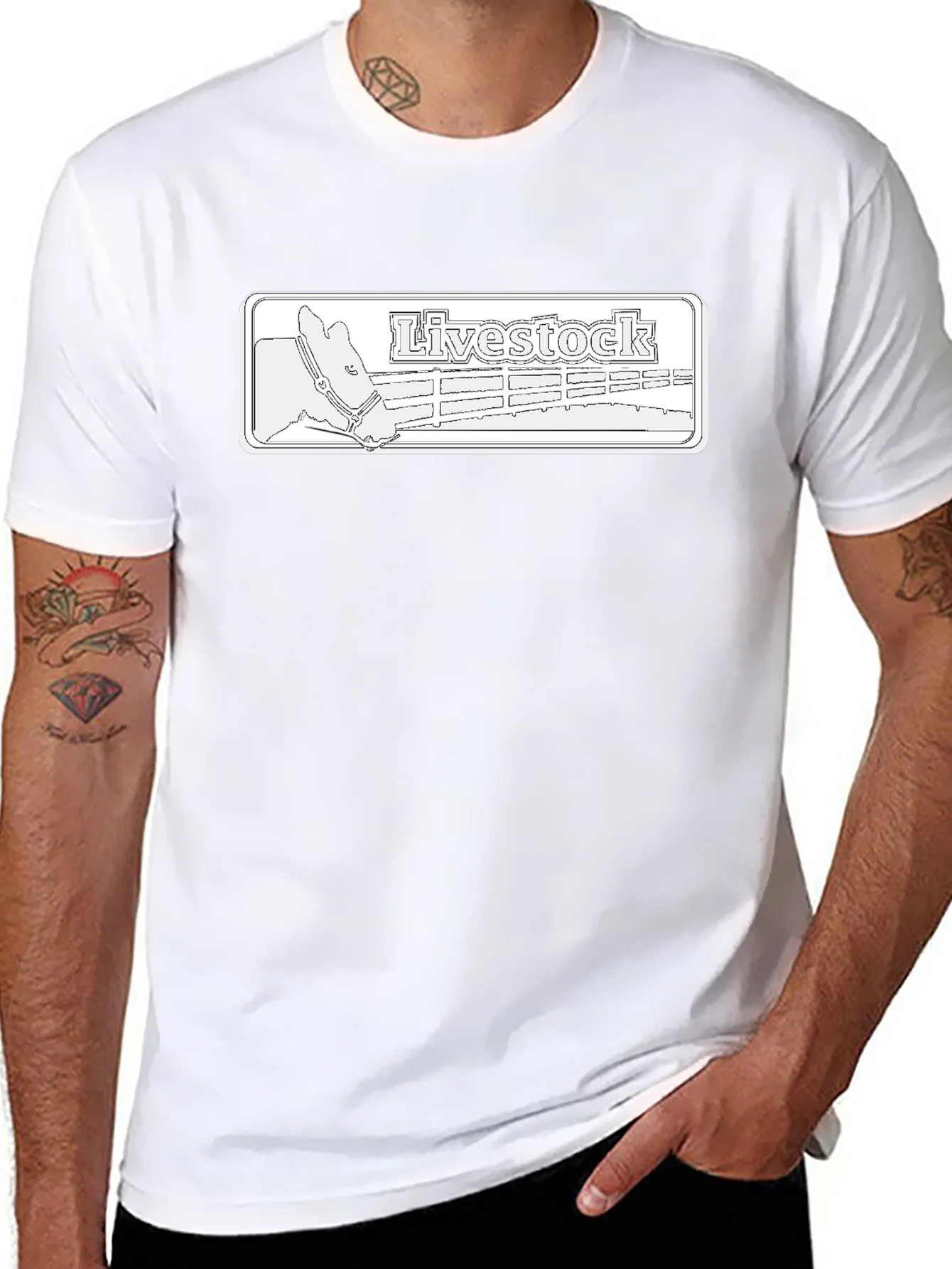 Rebbecca Livestock Graphic Tee - Farm Life Shirt