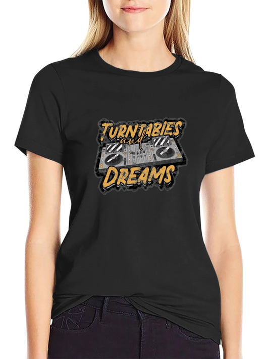 Rebbecca Turntables and Dreams Graphic Tee