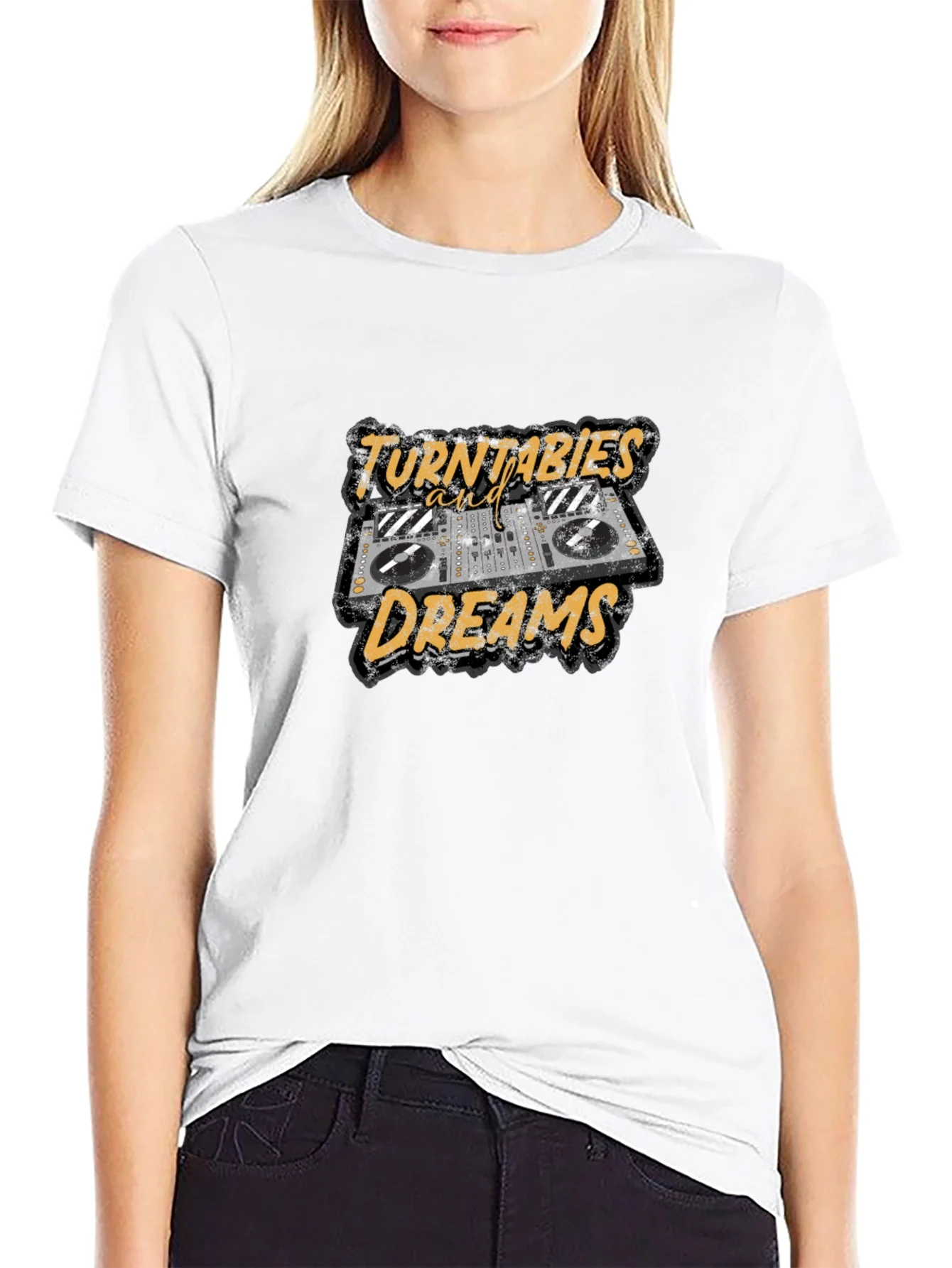 Rebbecca Turntables and Dreams Graphic Tee