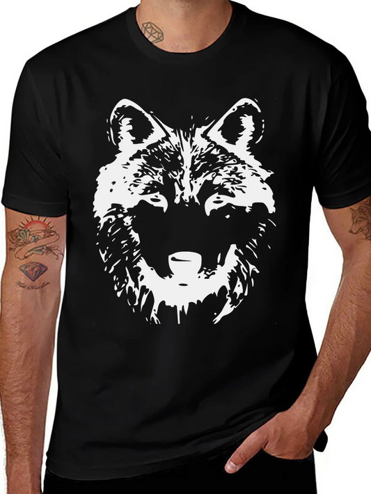 Rebbecca Wolf Graphic Tee - Black Crew Neck T-Shirt