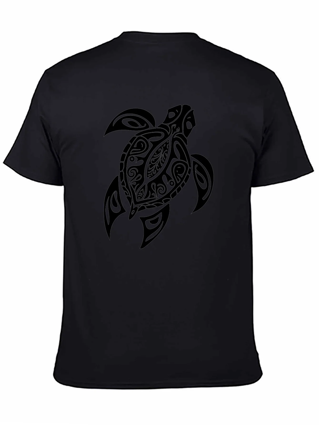 Rebbecca Mens Black Turtle Graphic Tee