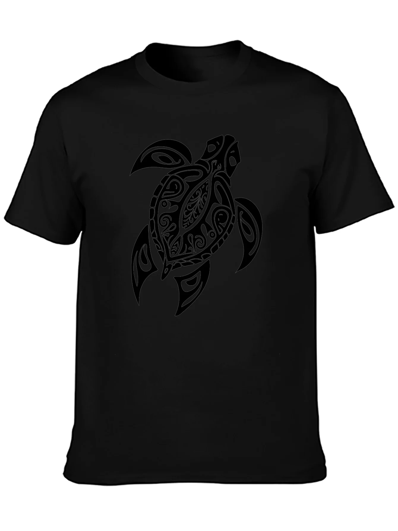 Rebbecca Mens Black Turtle Graphic Tee