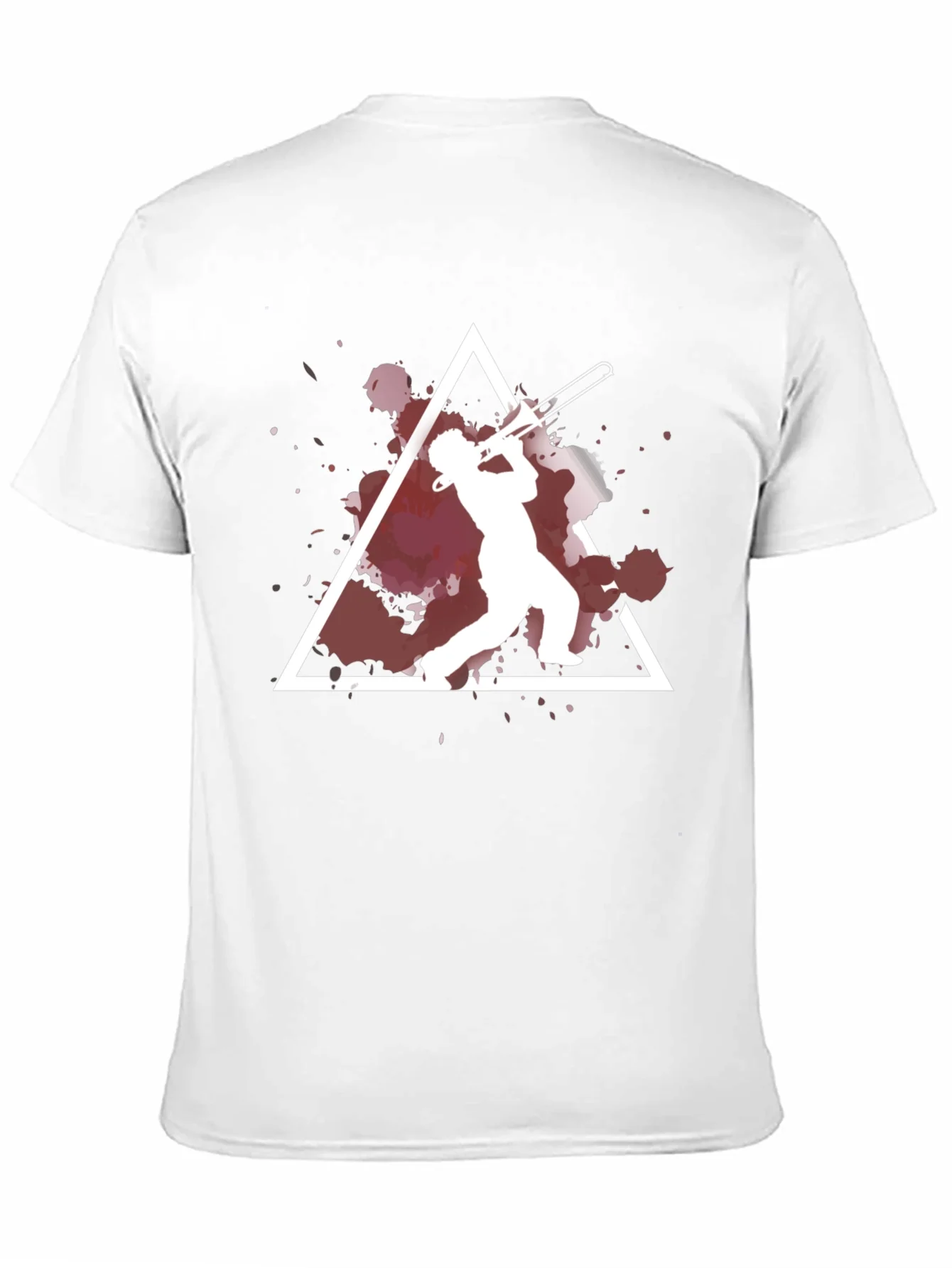 Camiseta Negra con Dise?o de Tromb¨®n Jazz