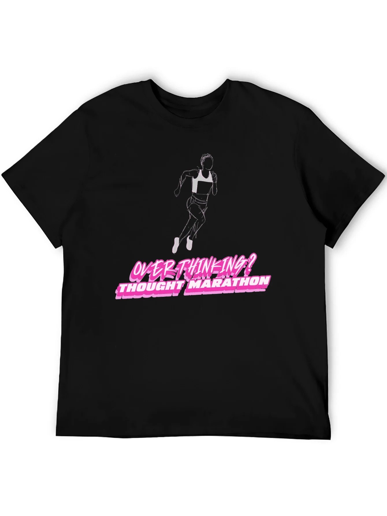 Rebbecca Overthinking Thought Marathon Graphic T-Shirt