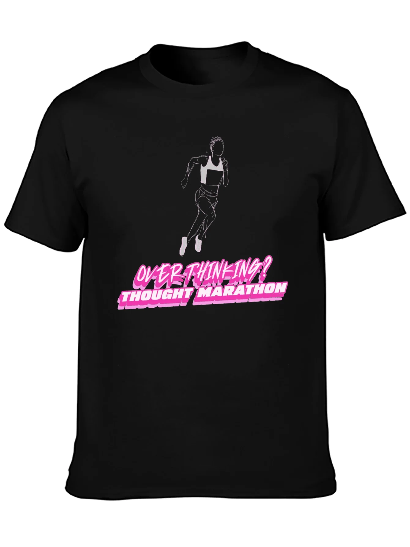 Rebbecca Overthinking Thought Marathon Graphic T-Shirt