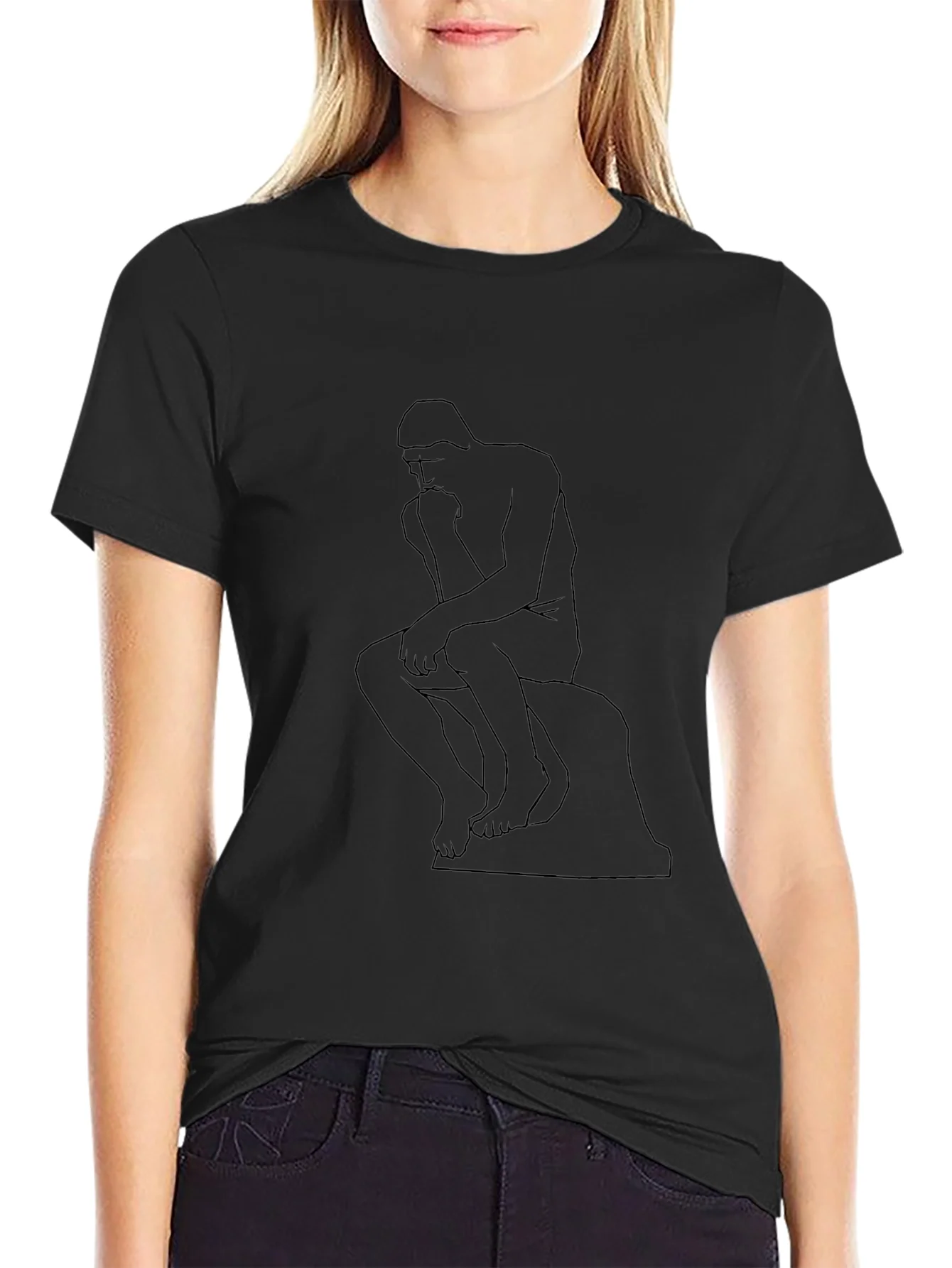 Rebbecca The Thinker Graphic Tee - Premium Comfort