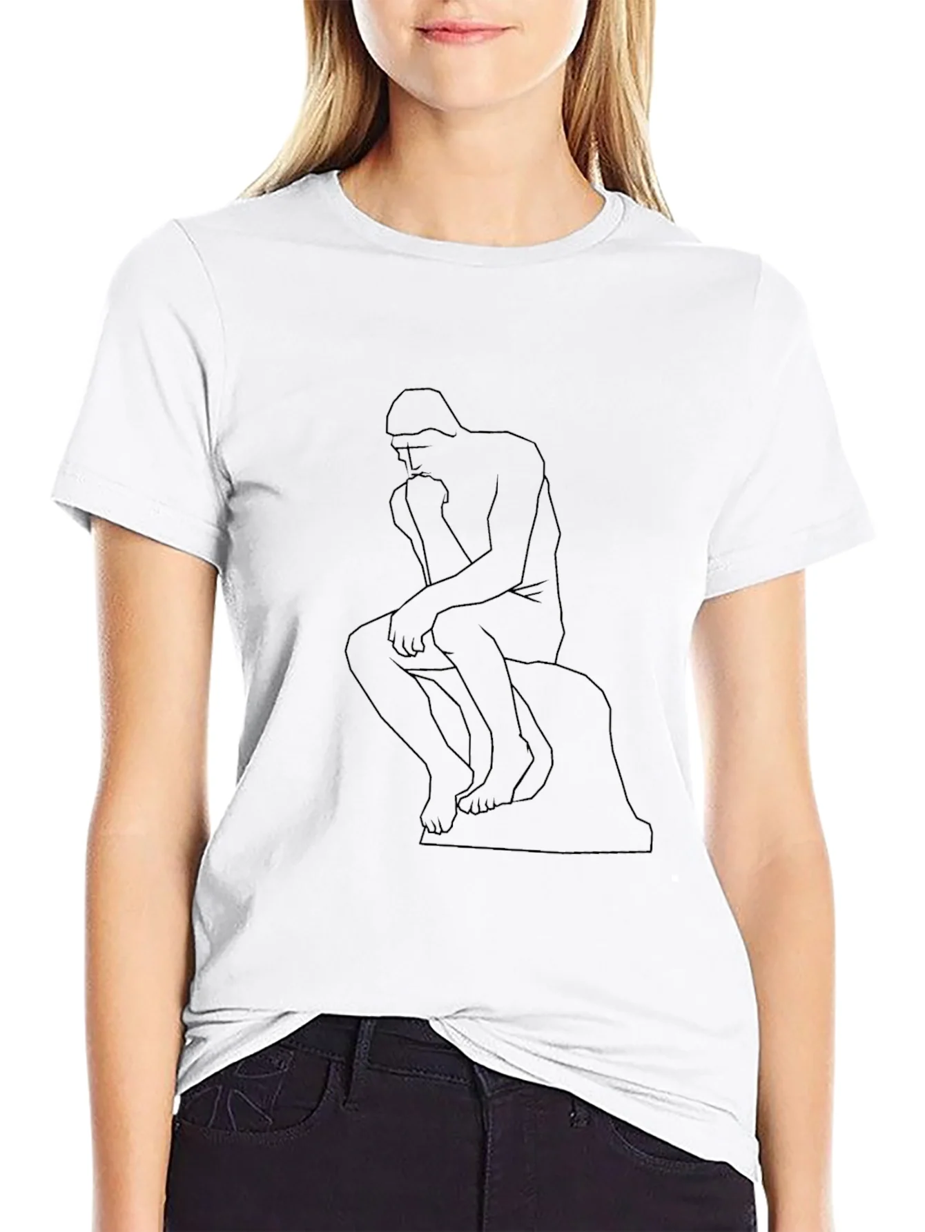 Rebbecca The Thinker Graphic Tee - Premium Comfort