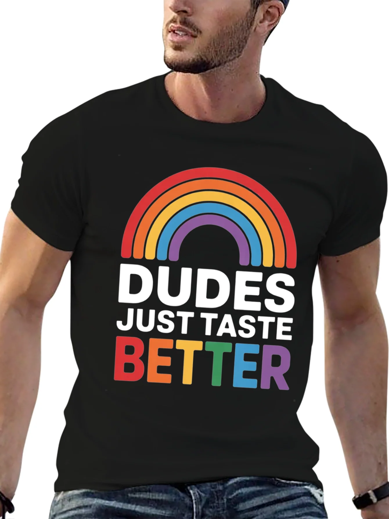 Rebbecca Dudes Taste Better LGBT Pride T-Shirt