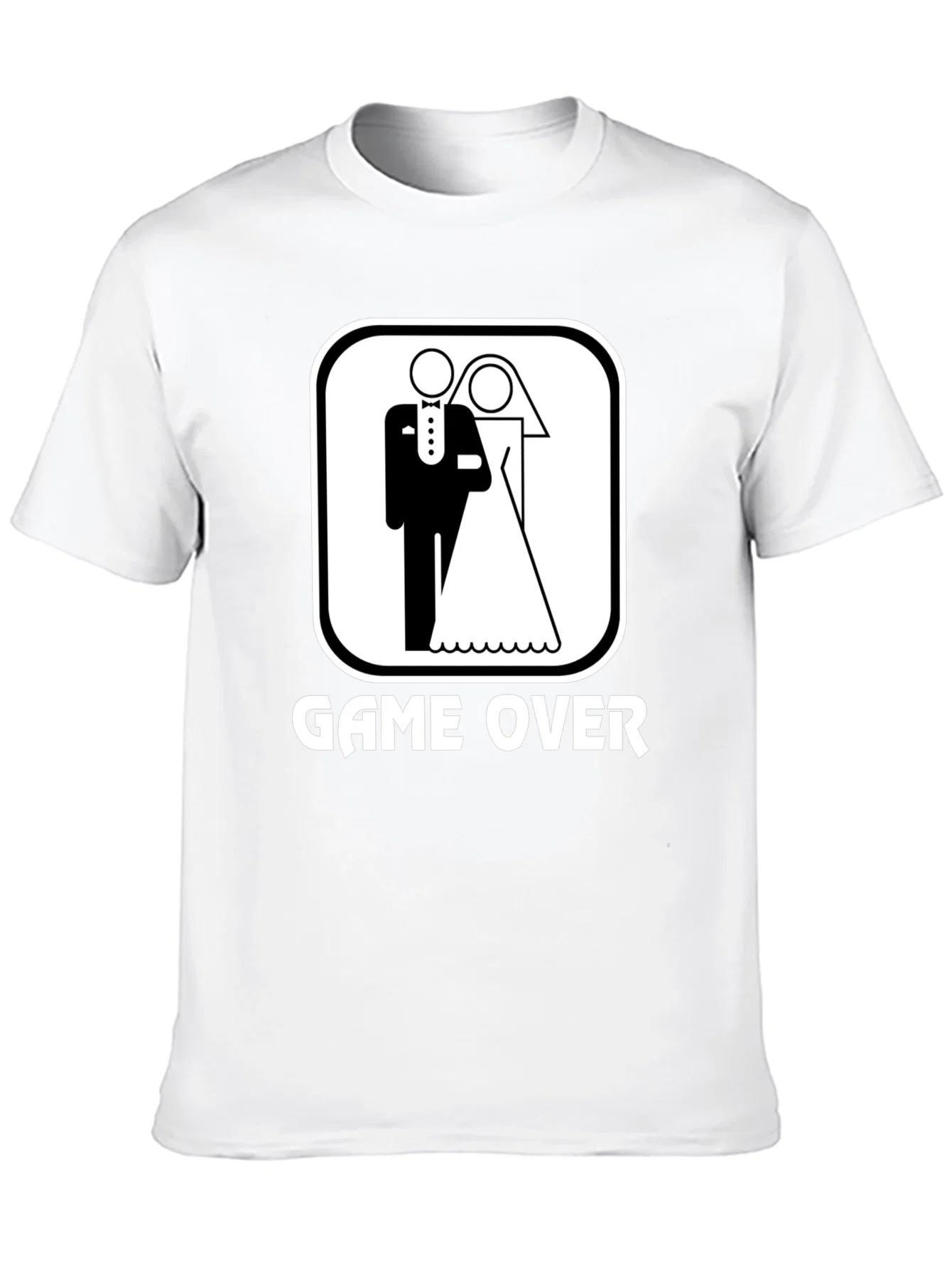 Rebbecca Game Over Wedding Graphic T-Shirt