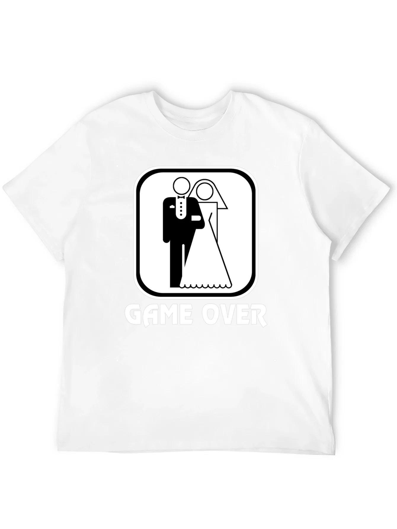 Rebbecca Game Over Wedding Graphic T-Shirt