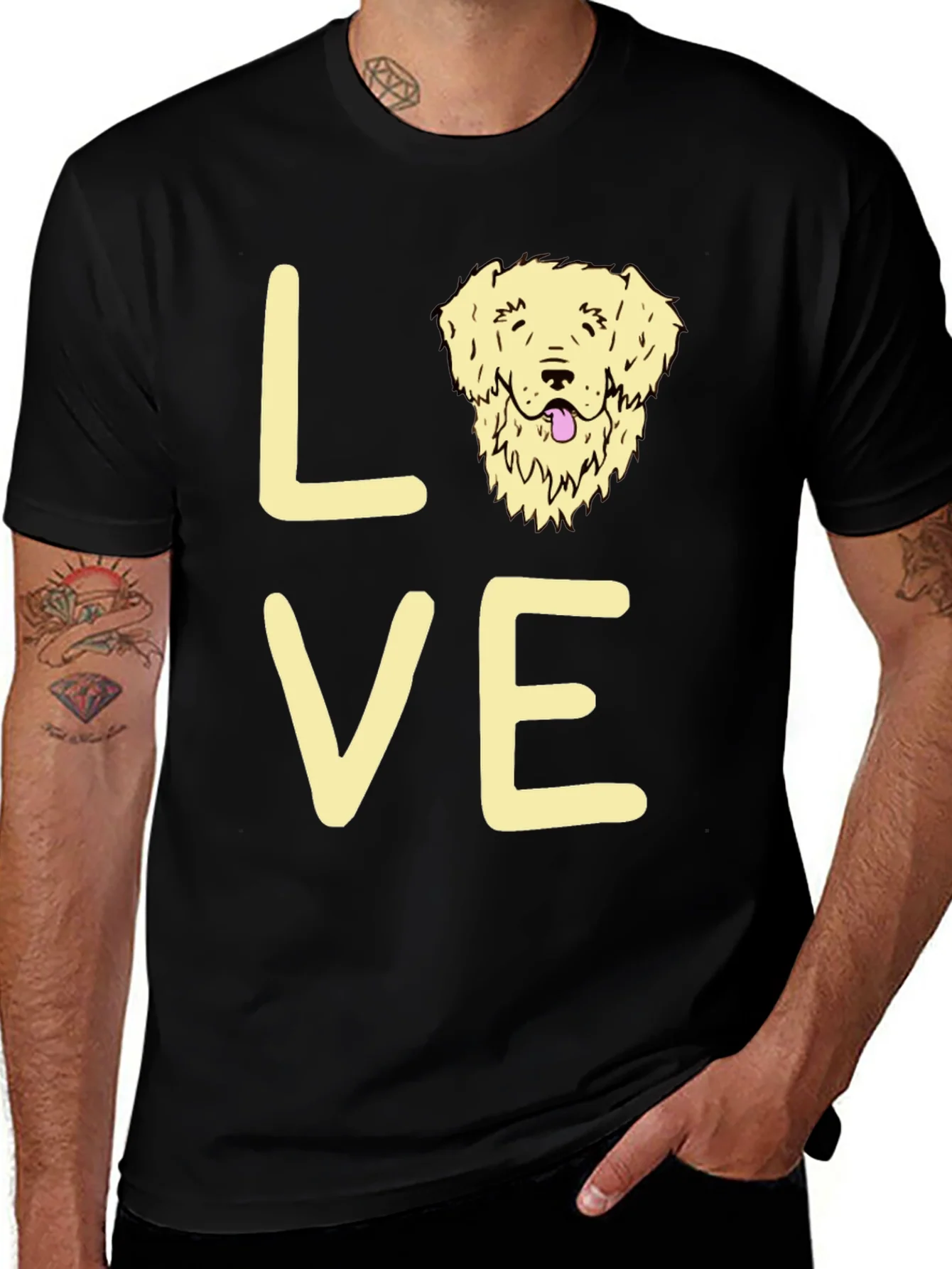 Rebbecca Dog Love Graphic T-Shirt - Unisex Cotton Tee