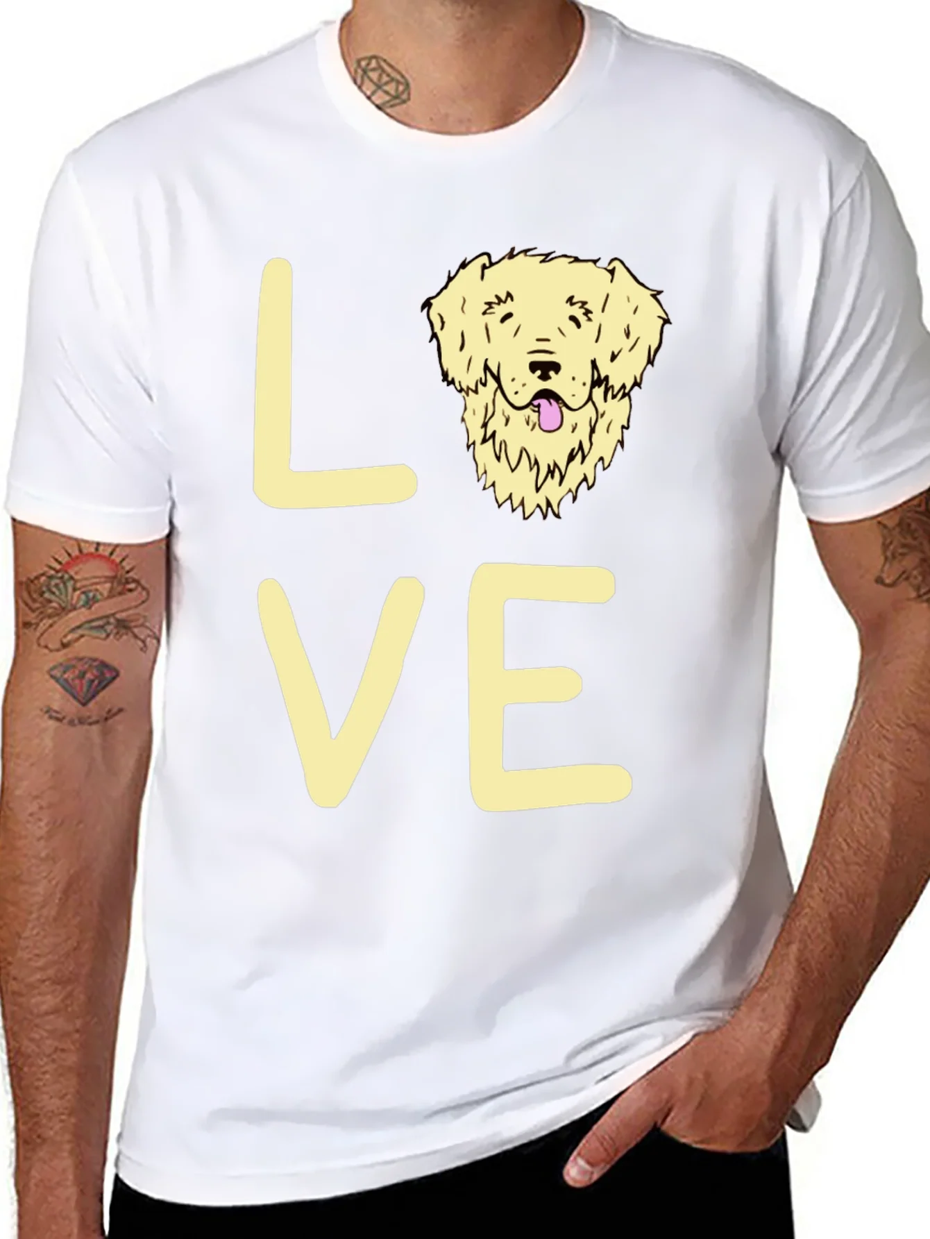 Rebbecca Dog Love Graphic T-Shirt - Unisex Cotton Tee