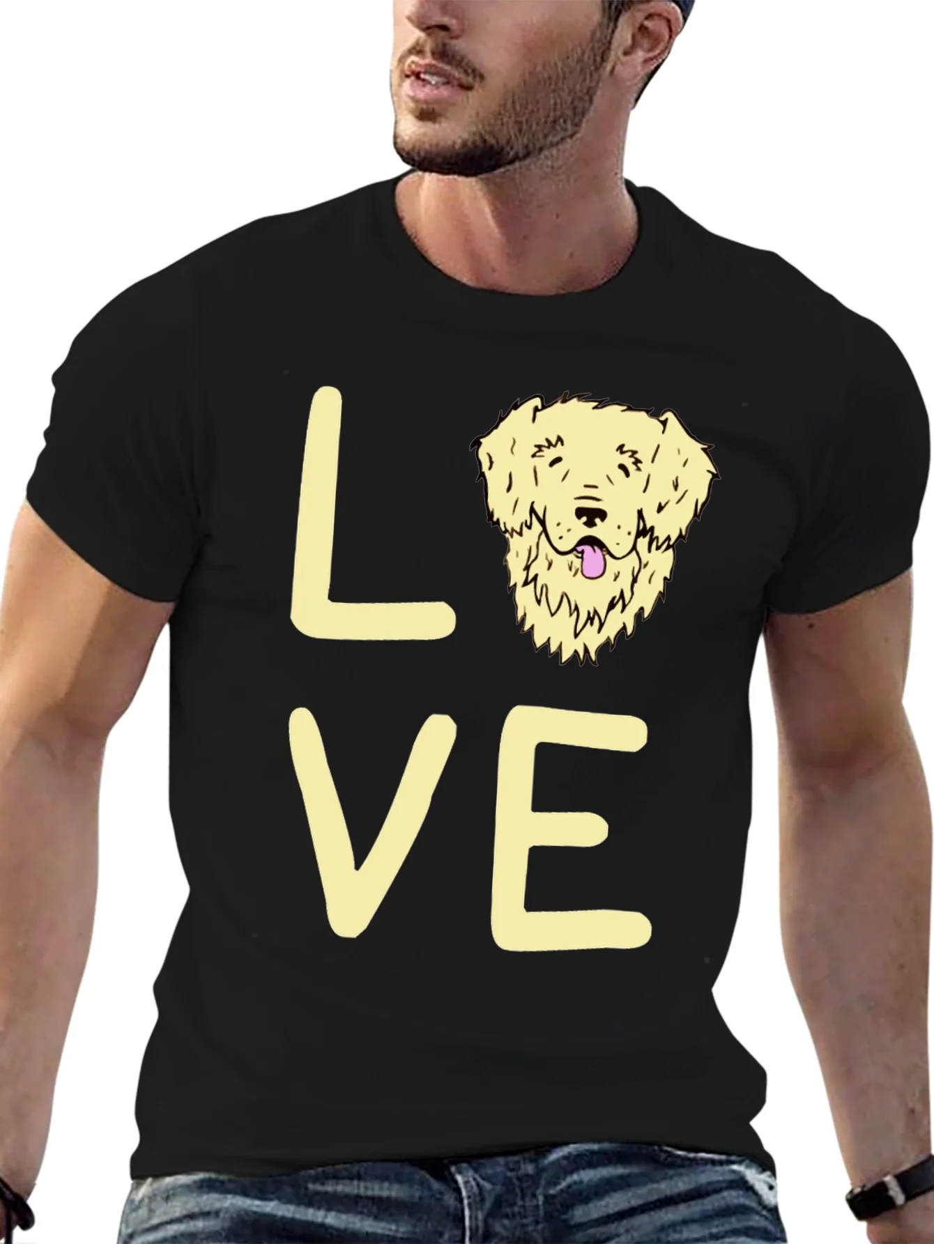 Rebbecca Dog Love Graphic T-Shirt - Unisex Cotton Tee