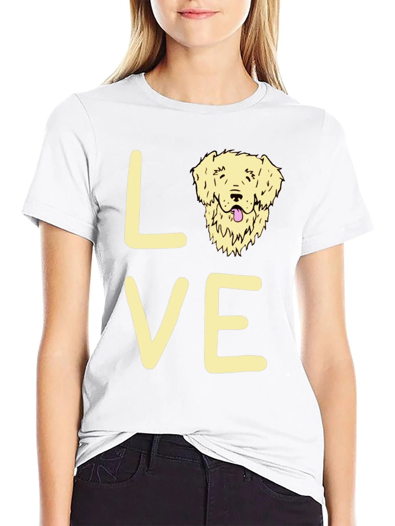 Rebbecca Dog Love Graphic T-Shirt - Unisex Cotton Tee