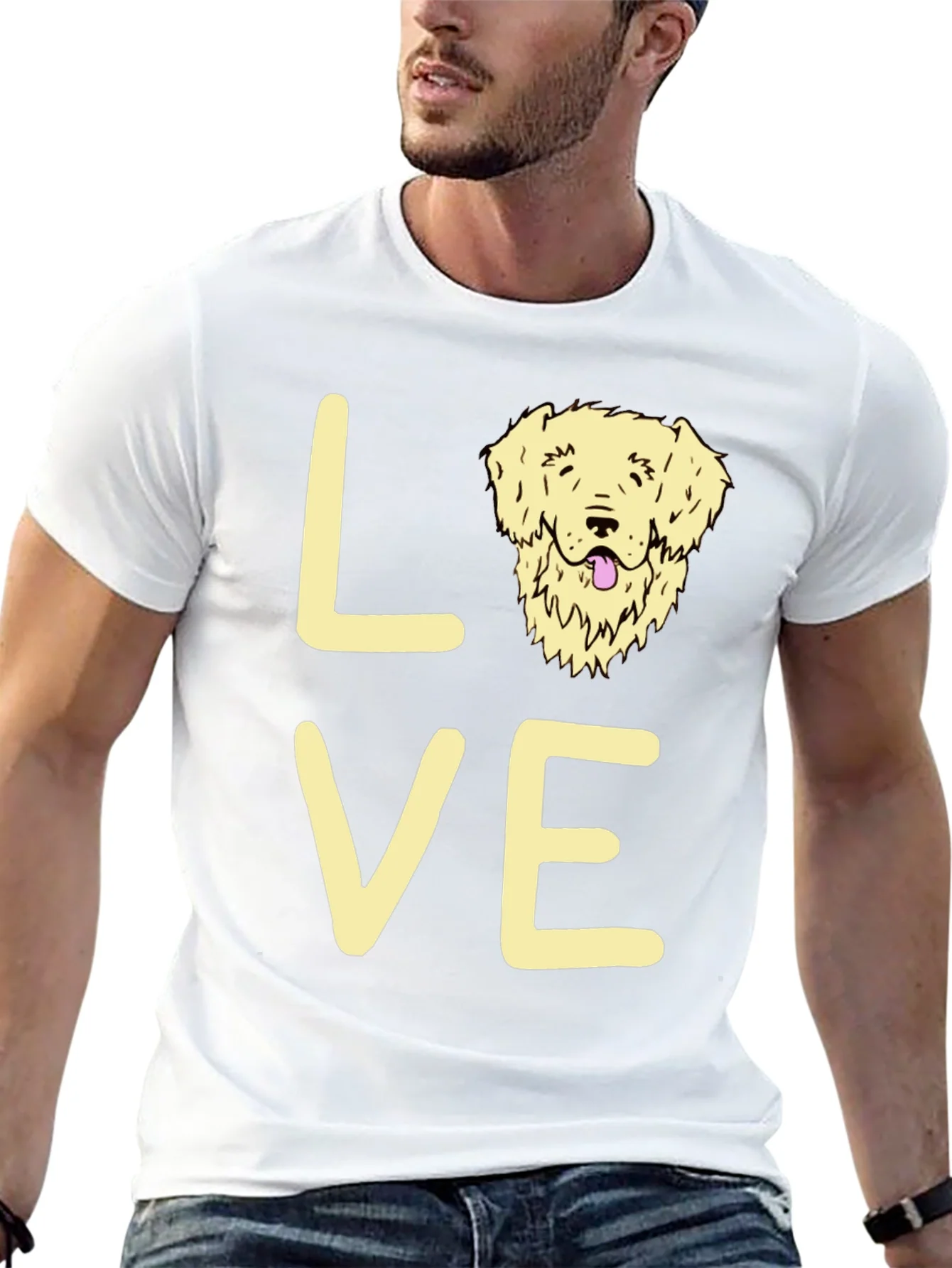 Rebbecca Dog Love Graphic T-Shirt - Unisex Cotton Tee