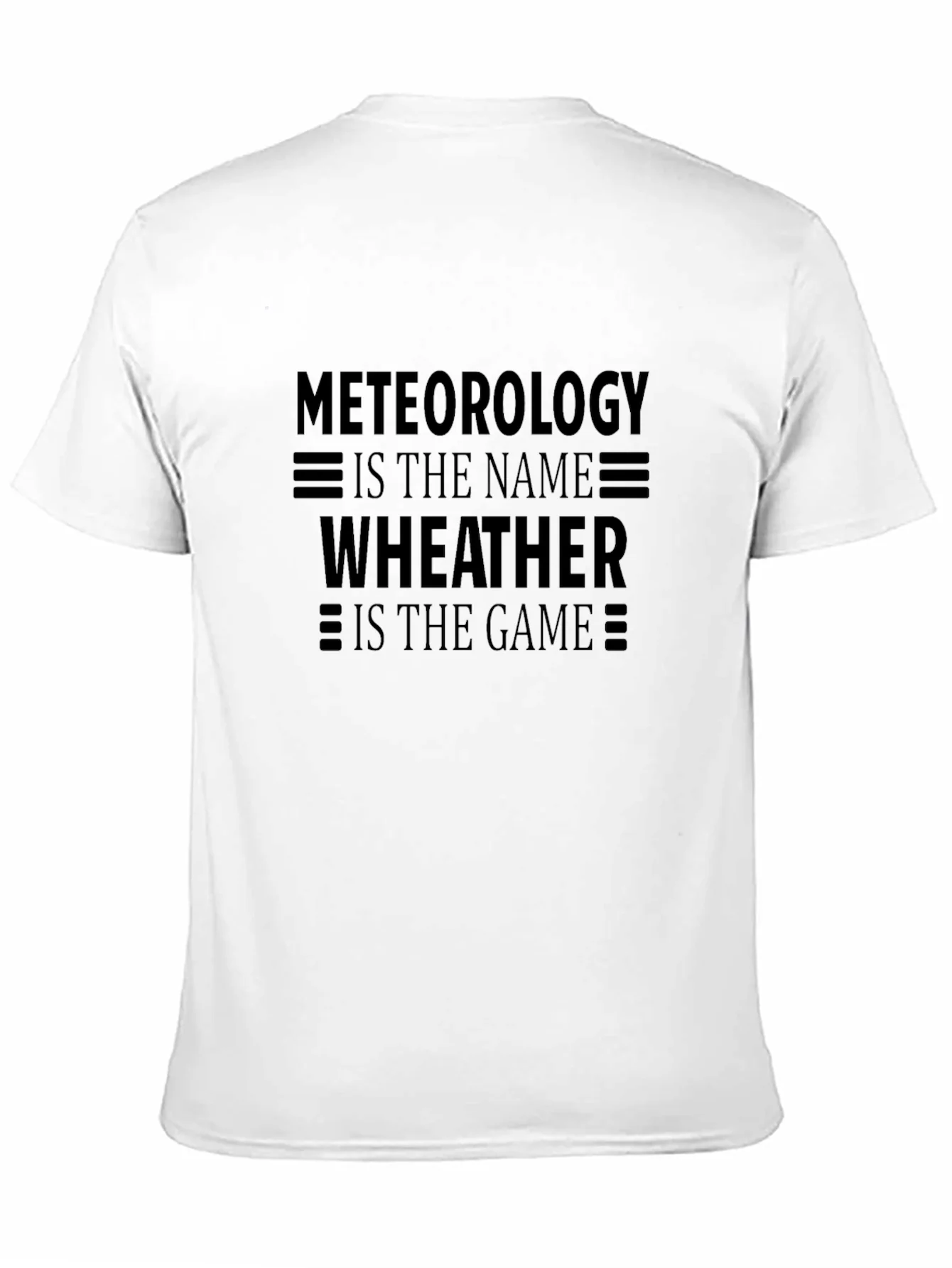 Camiseta Meteorolog¨ªa - El Nombre El Juego