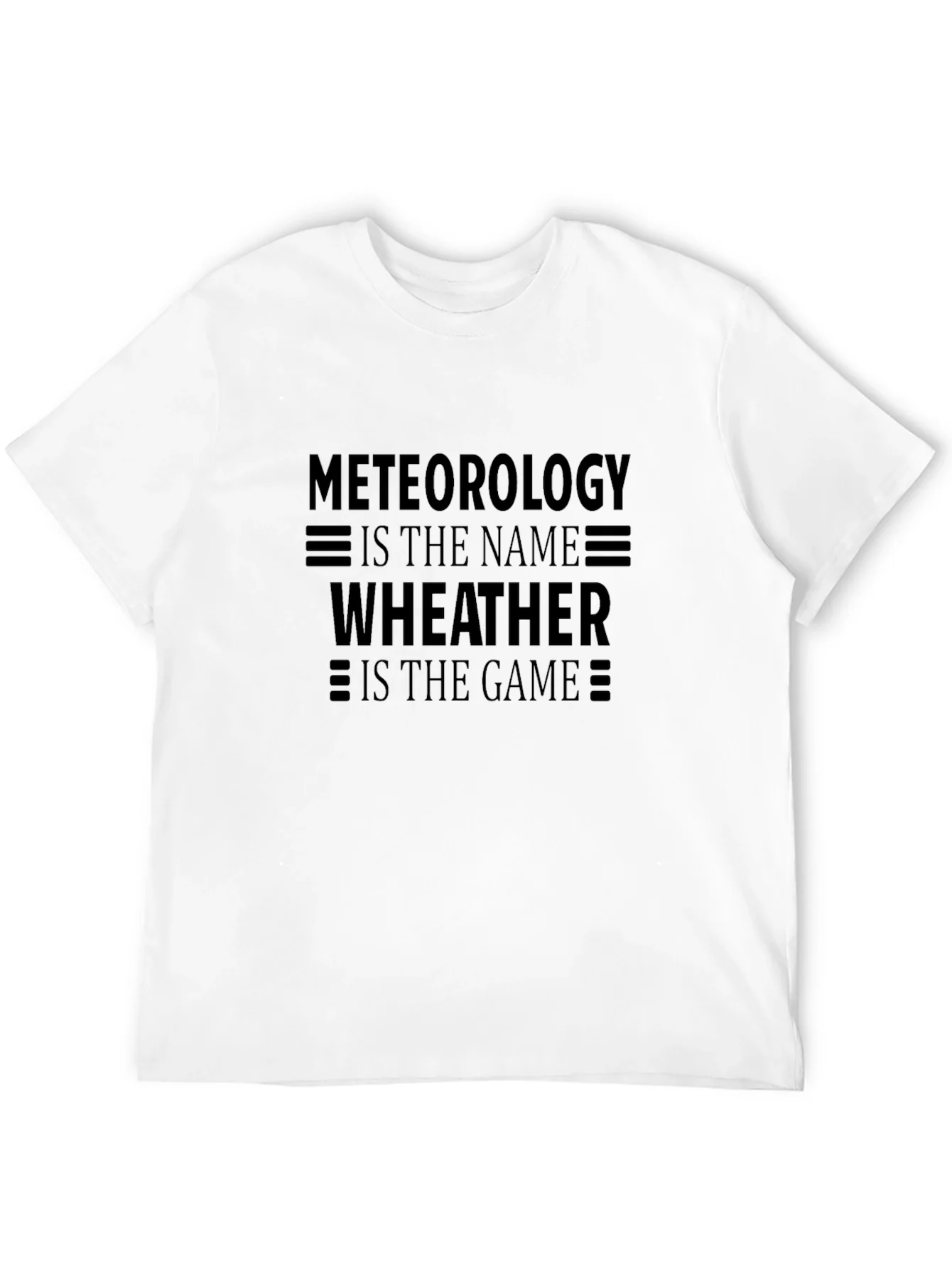 Camiseta Meteorolog¨ªa - El Nombre El Juego