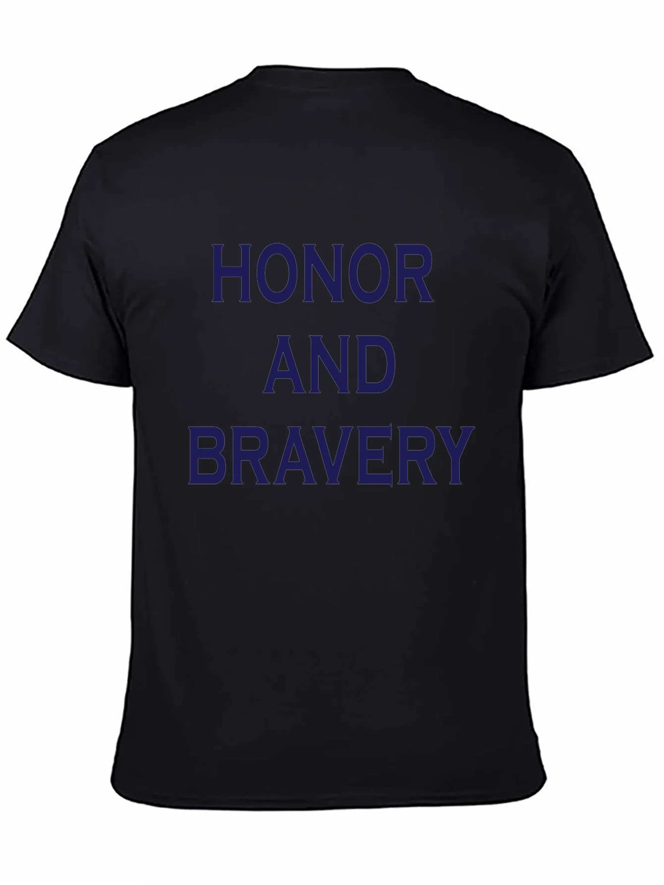 Camiseta Negra Honor y Valent¨ªa