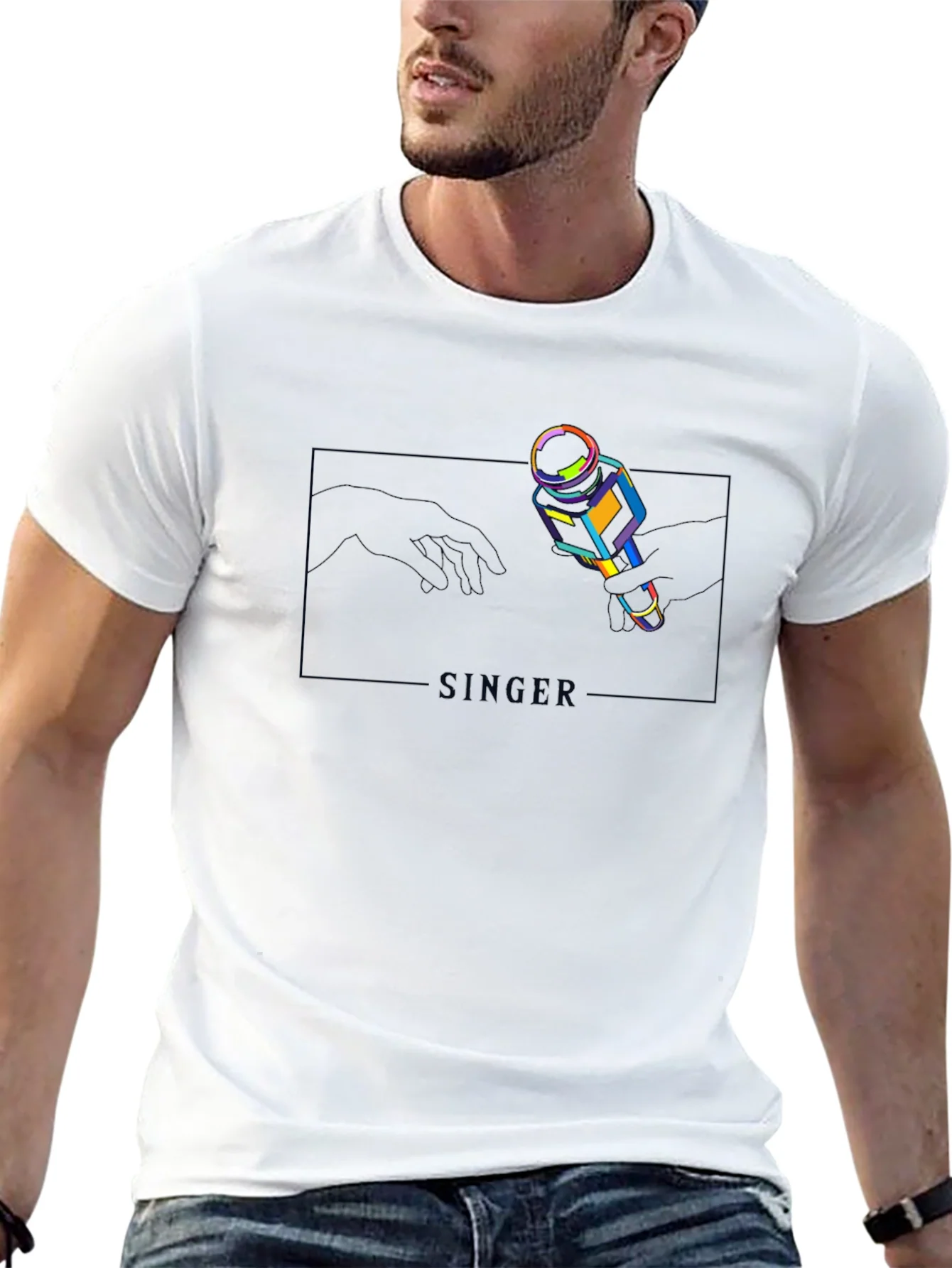 Rebbecca Singer Microphone Graphic T-Shirt
