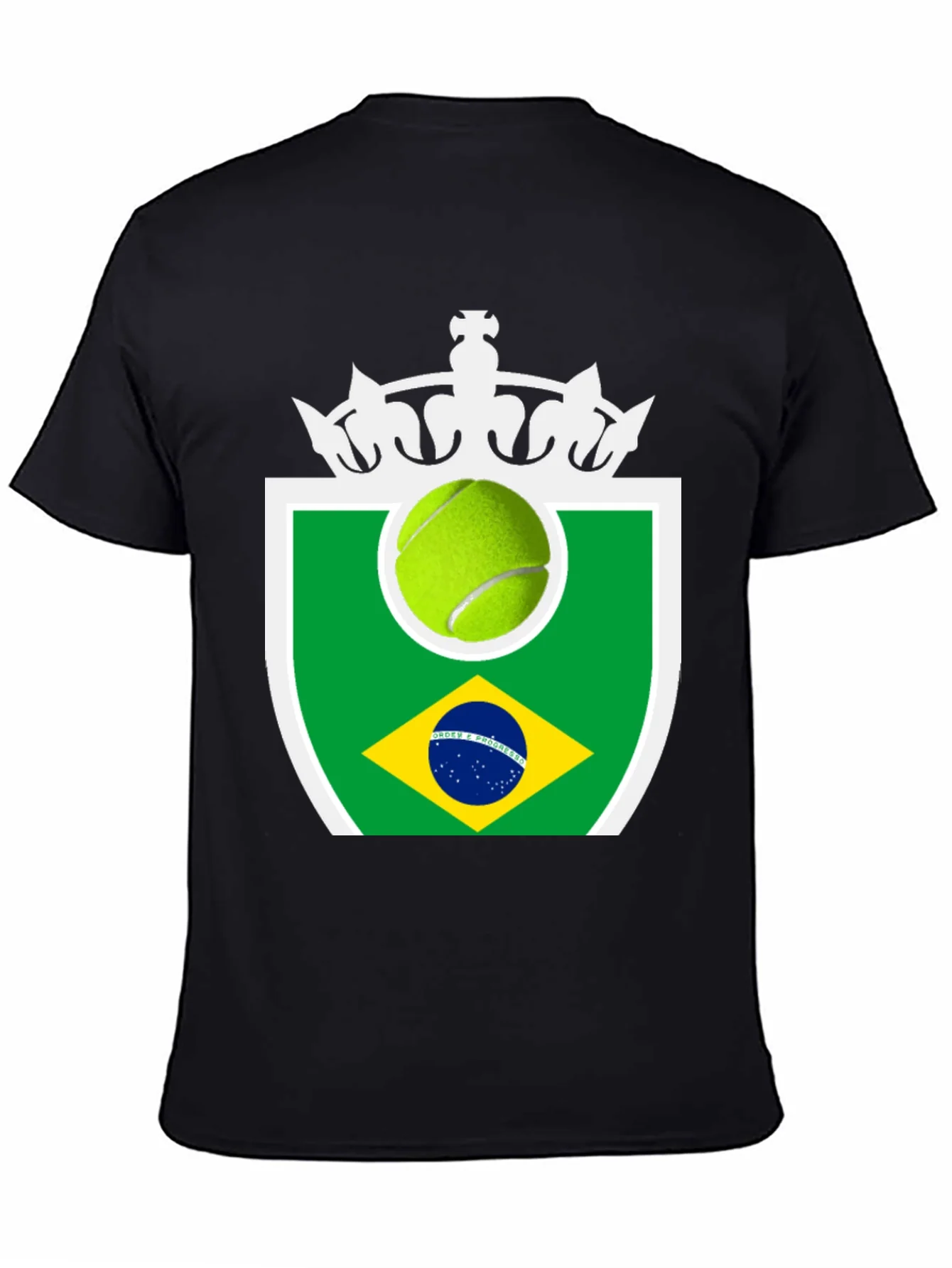 Camiseta Negra Tennis Brasil