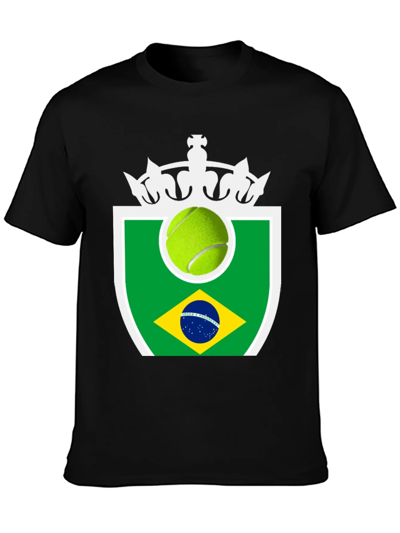 Camiseta Negra Tennis Brasil