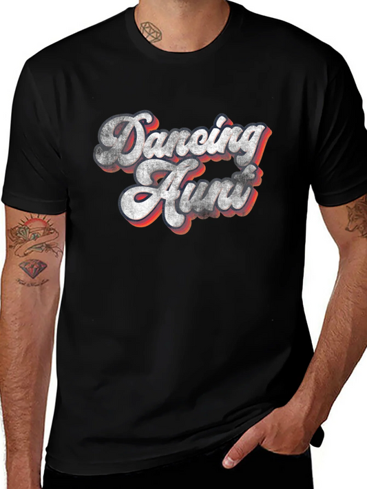 Rebbecca Dancing Hunt Tee - Retro Style Graphic Print T-Shirt