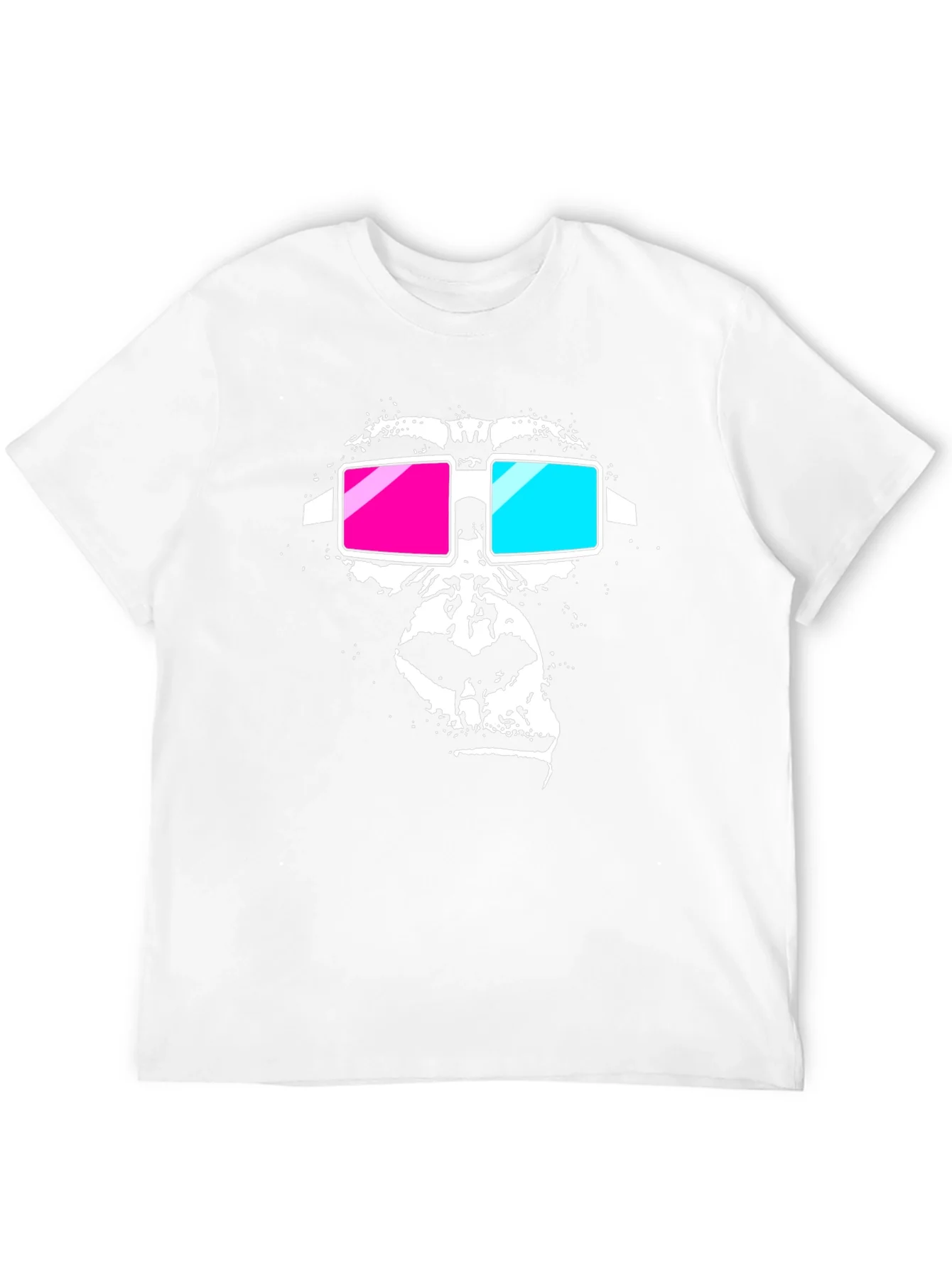 Rebbecca Gorilla 3D Glasses Graphic Tee - Black