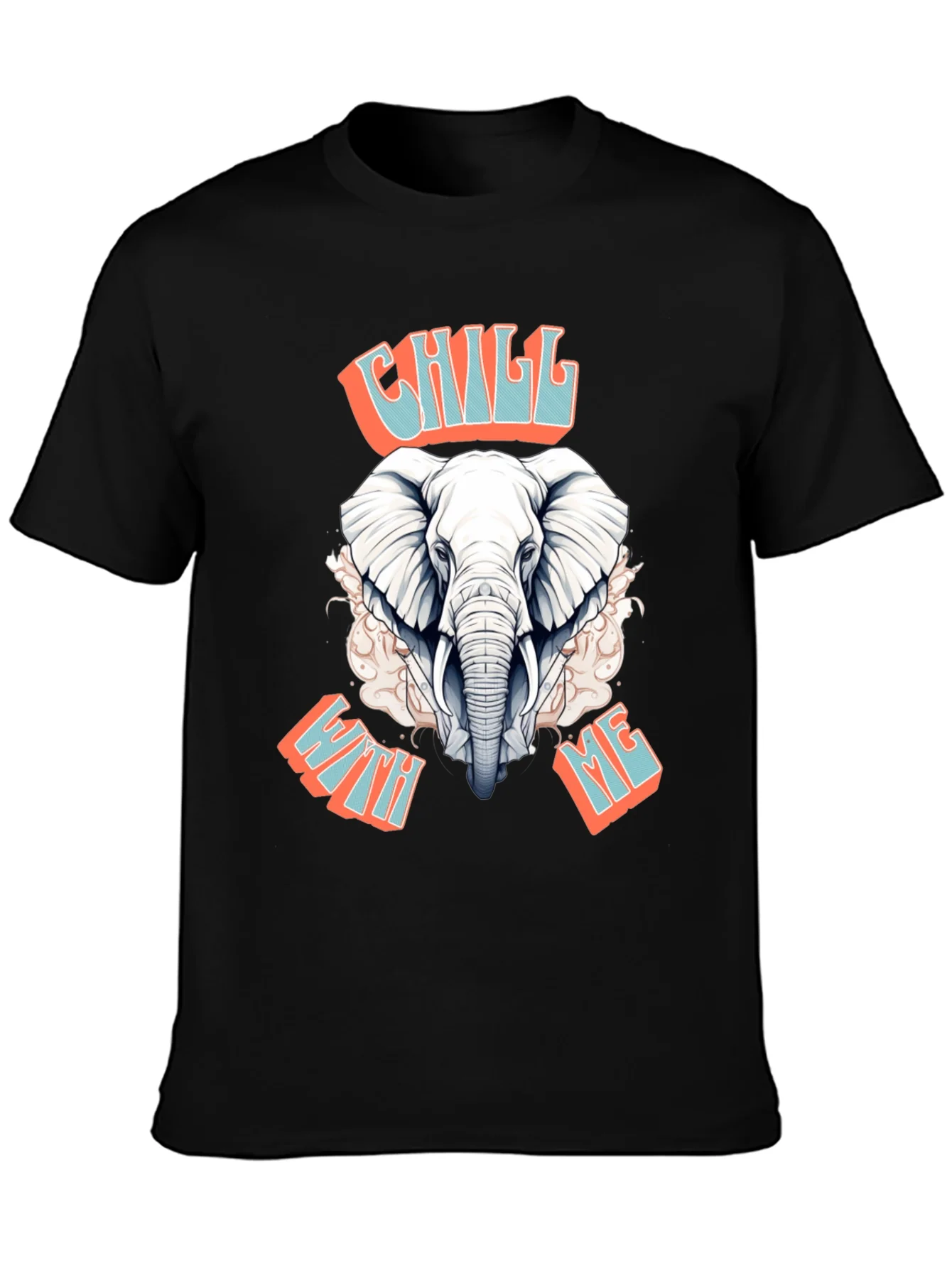 Rebbecca Chill With Me Elephant Graphic Tee